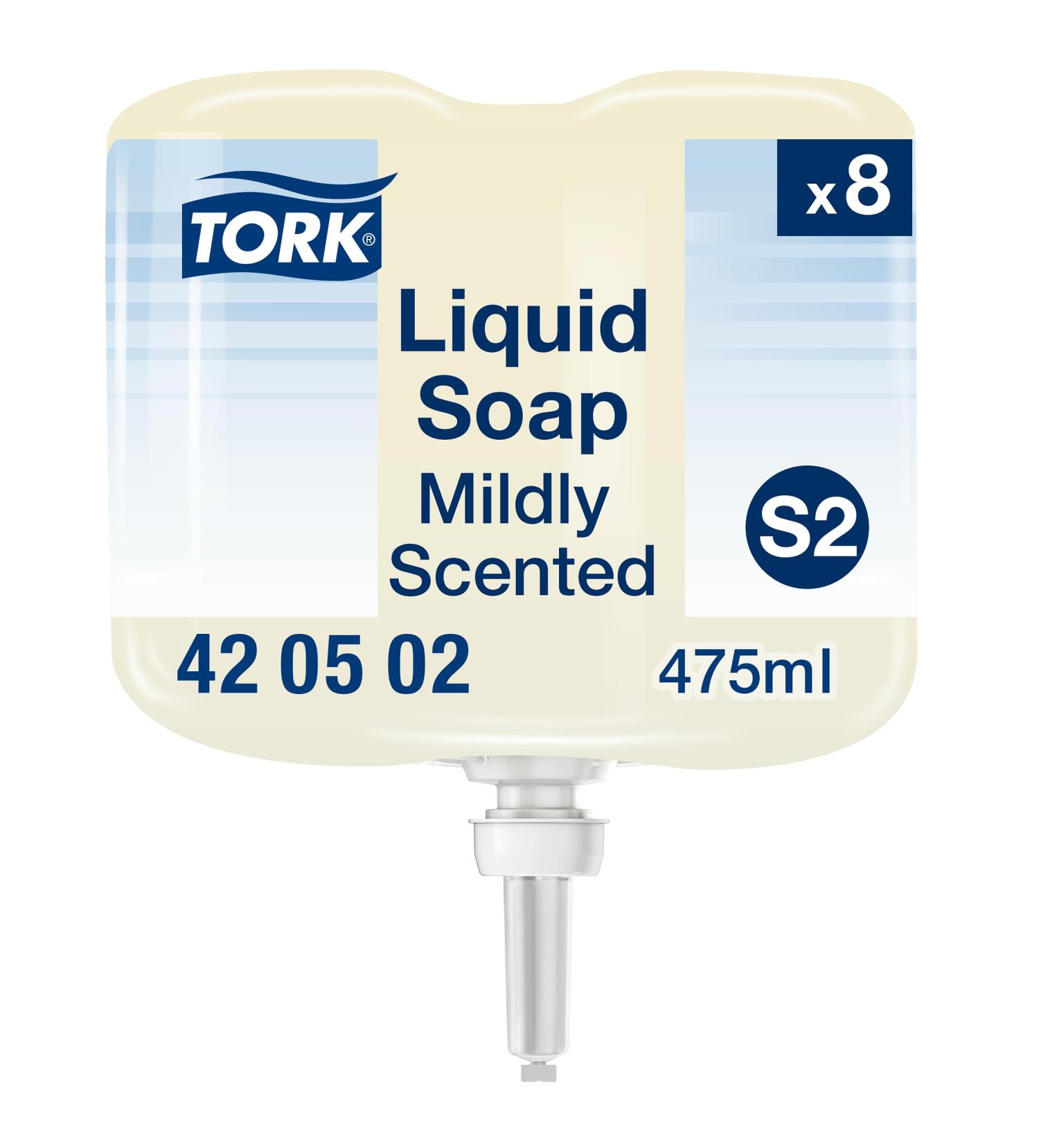 Tork Mild Scented Hand Mini Liquid Soap S2 - Fresh Scent 8 475 ml | International Shipping Available - Buy Online on SooperMarket.com