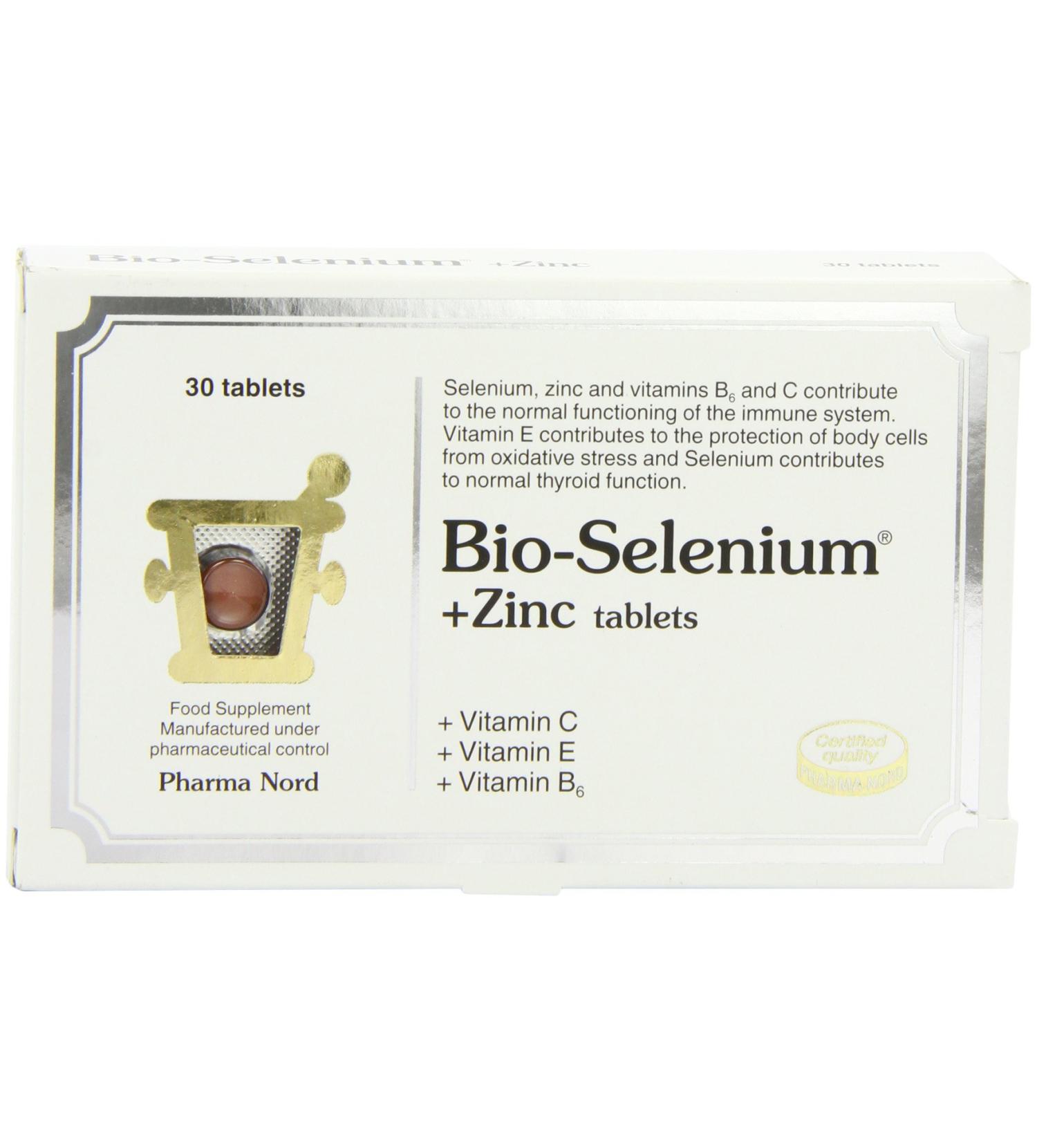 Pharma Nord Bio Selenium + Zinc 30 Tablets - Powerful Antioxidant Support - Buy Online on SooperMarket.com