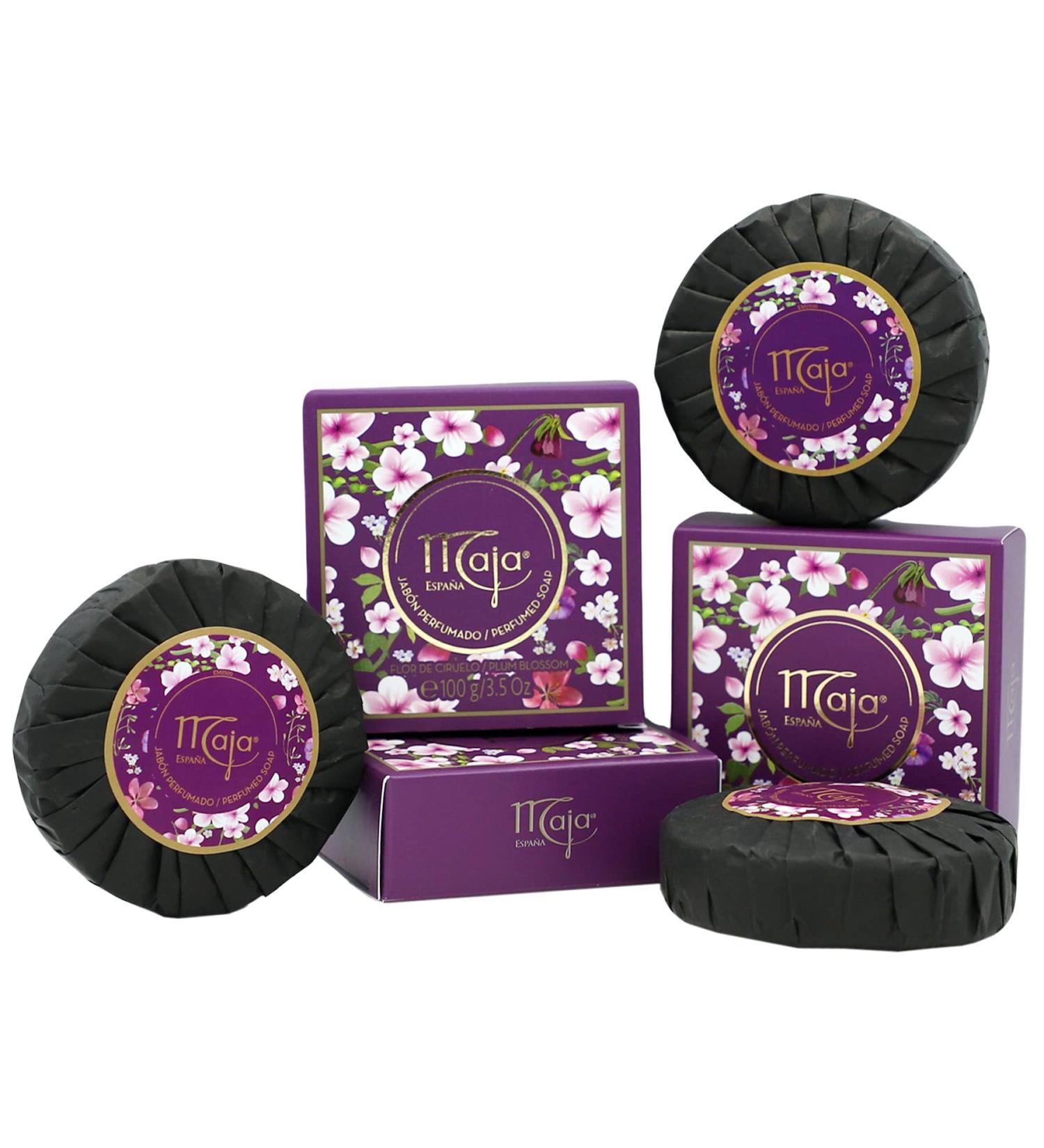 Maja Plum Blossom Perfumed Soap 2-Pack - Luxurious Bar Soaps for Cleansing and Moisturizing Skin | 3.5 Oz Bars - Buy Online on SooperMarket.com
