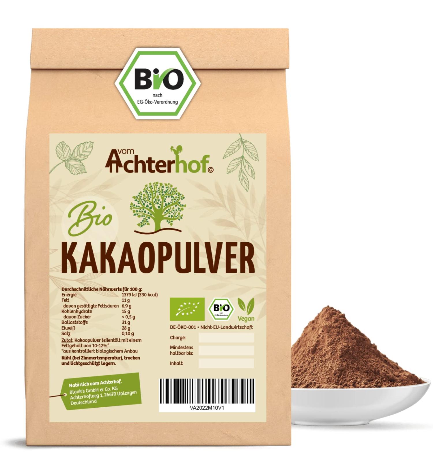 Kocao Powder Bio 500g - Premium Criollo Cocoa Powder | Natural & Aromatic | Achterhof  - Buy Online on SooperMarket.com
