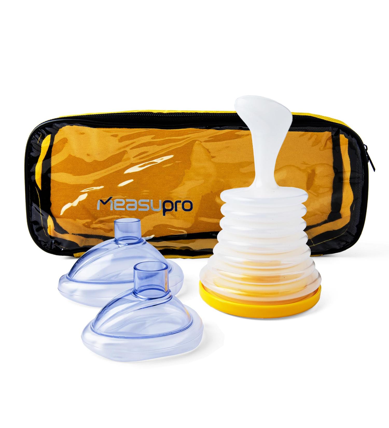 MeasuPro Portable Choking Rescue Device for Children & Adults - Quick First Aid Kit with Airway Suction and Carry Bag Ensuring Safety - Buy Online on SooperMarket.com