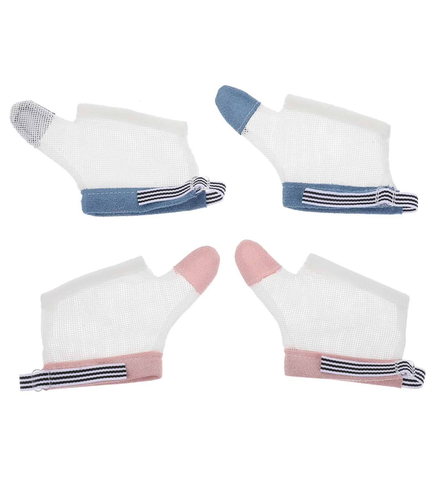 KALLORY 2 Pairs of Baby Stop Thumb Sucking Gloves  Thumb Sucking Stop Baby Finger Sucking Stopper Finger Guard for Kids 11.5x6.5x0.5cm - Buy Online on SooperMarket.com