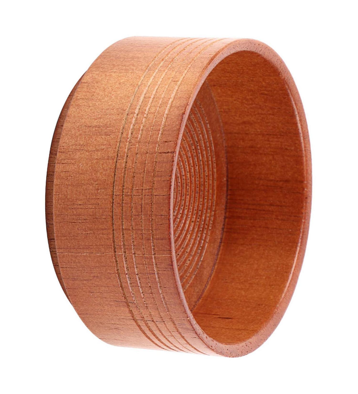 Natural Wooden Shaving Soap Bowl - 8x8x4 Cream Soap Dish for Men | Eco-Friendly Razor Cleaning Tool - Buy Online on SooperMarket.com