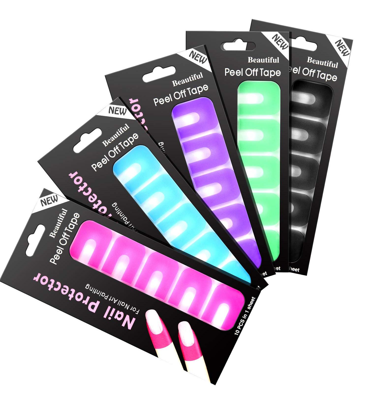 150 Pcs U Shape Nail Polish Protector Guards Spill Proof Stickers for DIY Nails - Buy Online on SooperMarket.com
