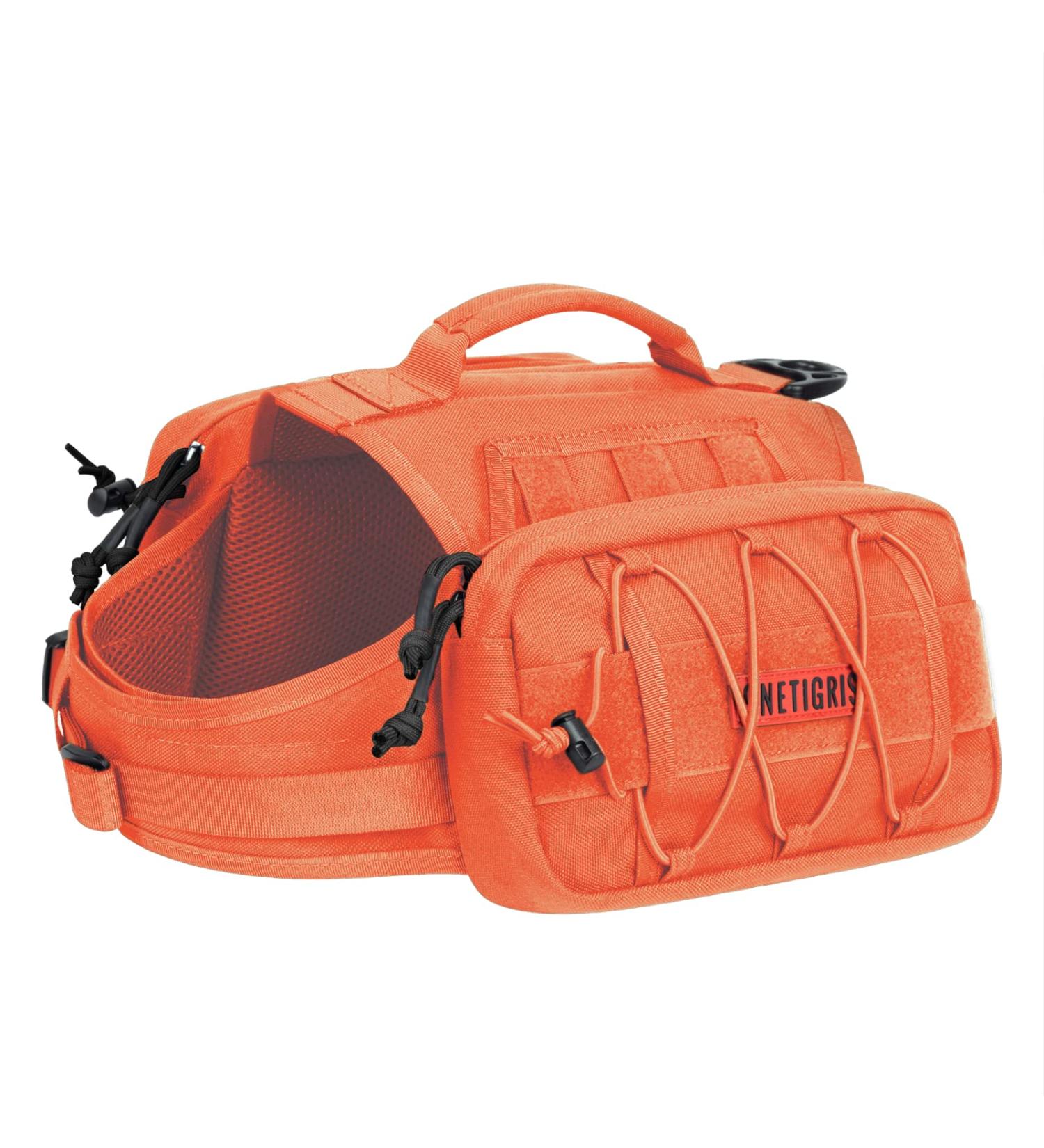 OneTigris Mammoth Dog Backpack 2.0 Version Tear Camping Hiking Dog Backpack for M/L Size Dogs (M Orange) M Orange - Buy Online on SooperMarket.com
