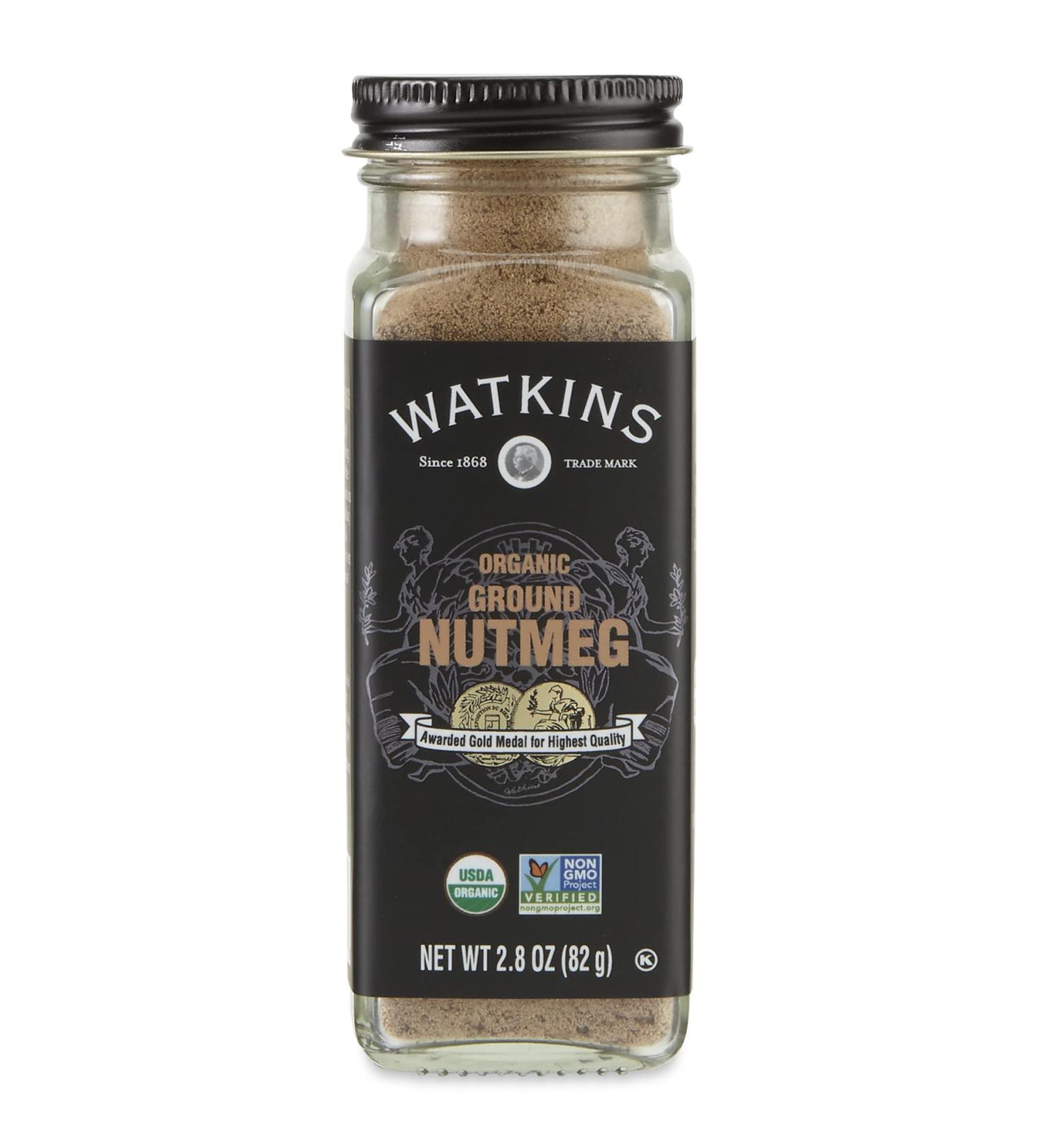 Watkins Gourmet Organic Ground Nutmeg Spice Jar 2.8 Ounce - Pack of 1 - Buy Online on SooperMarket.com