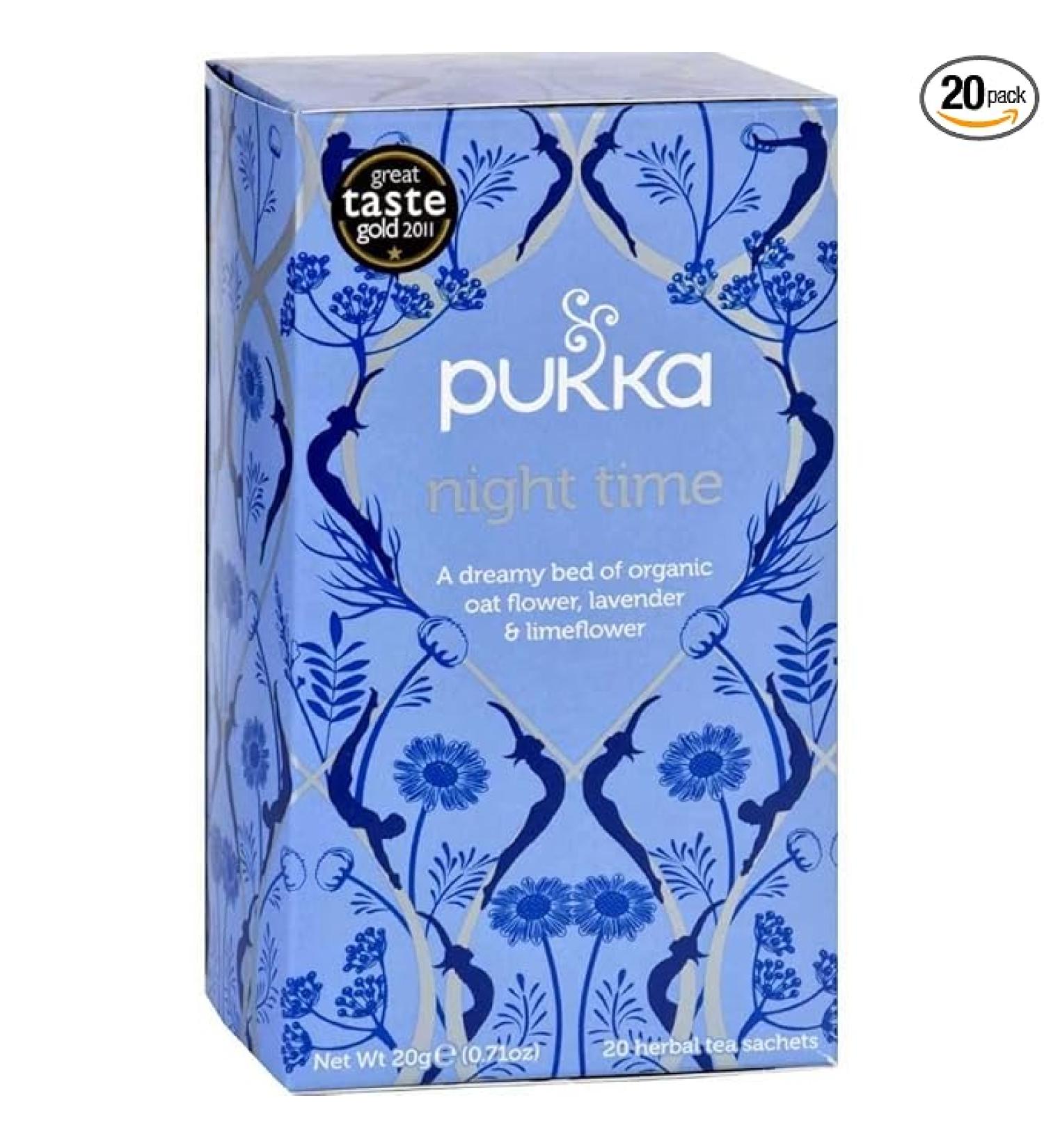 Pukka Organic Night Time Tea - 20 bags per pack - 6 packs per case