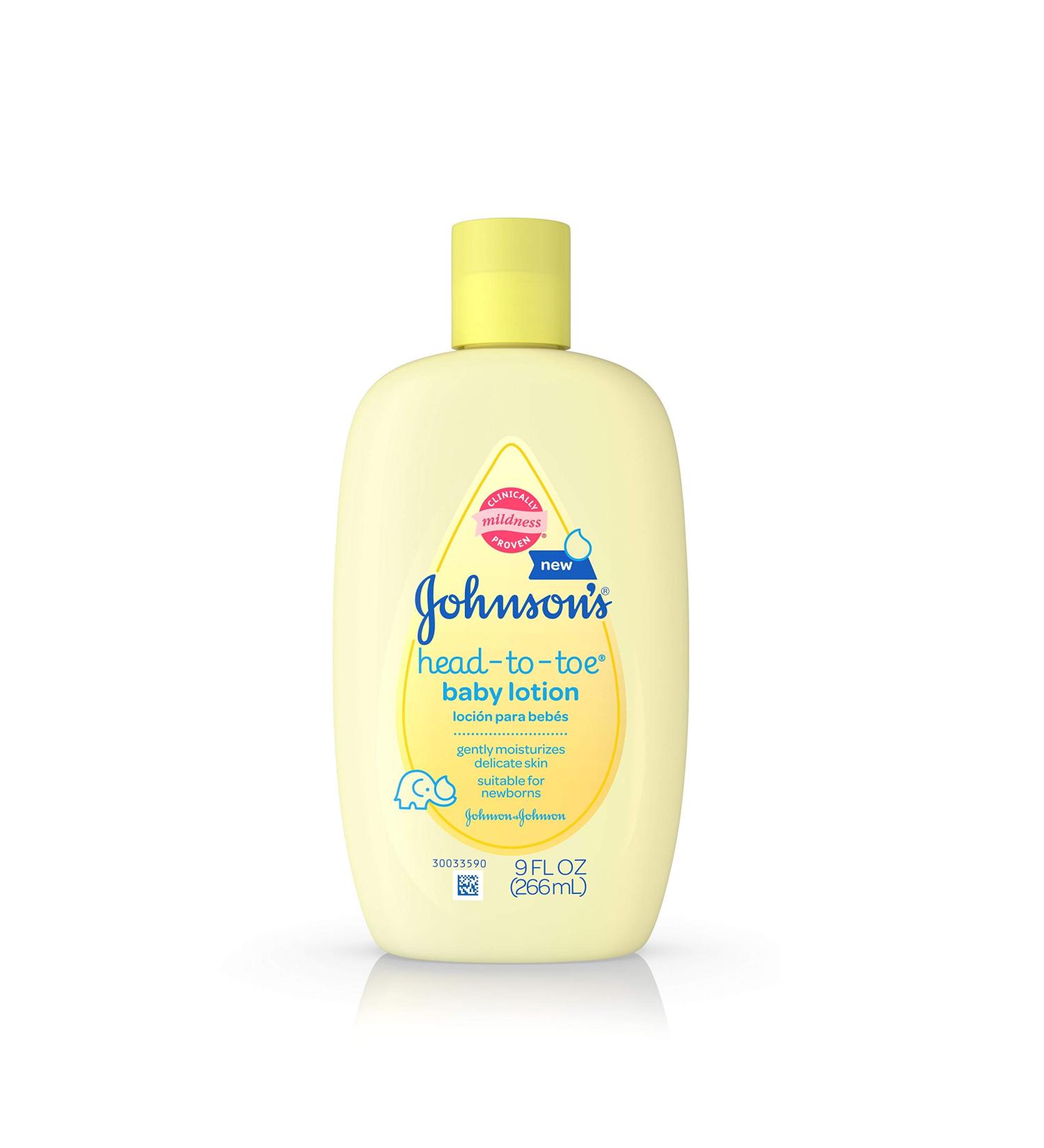 Johnson's Head-to-Toe Baby Lotion 9 Fl. Oz - Moisturizing Baby Skincare - Buy Online on SooperMarket.com