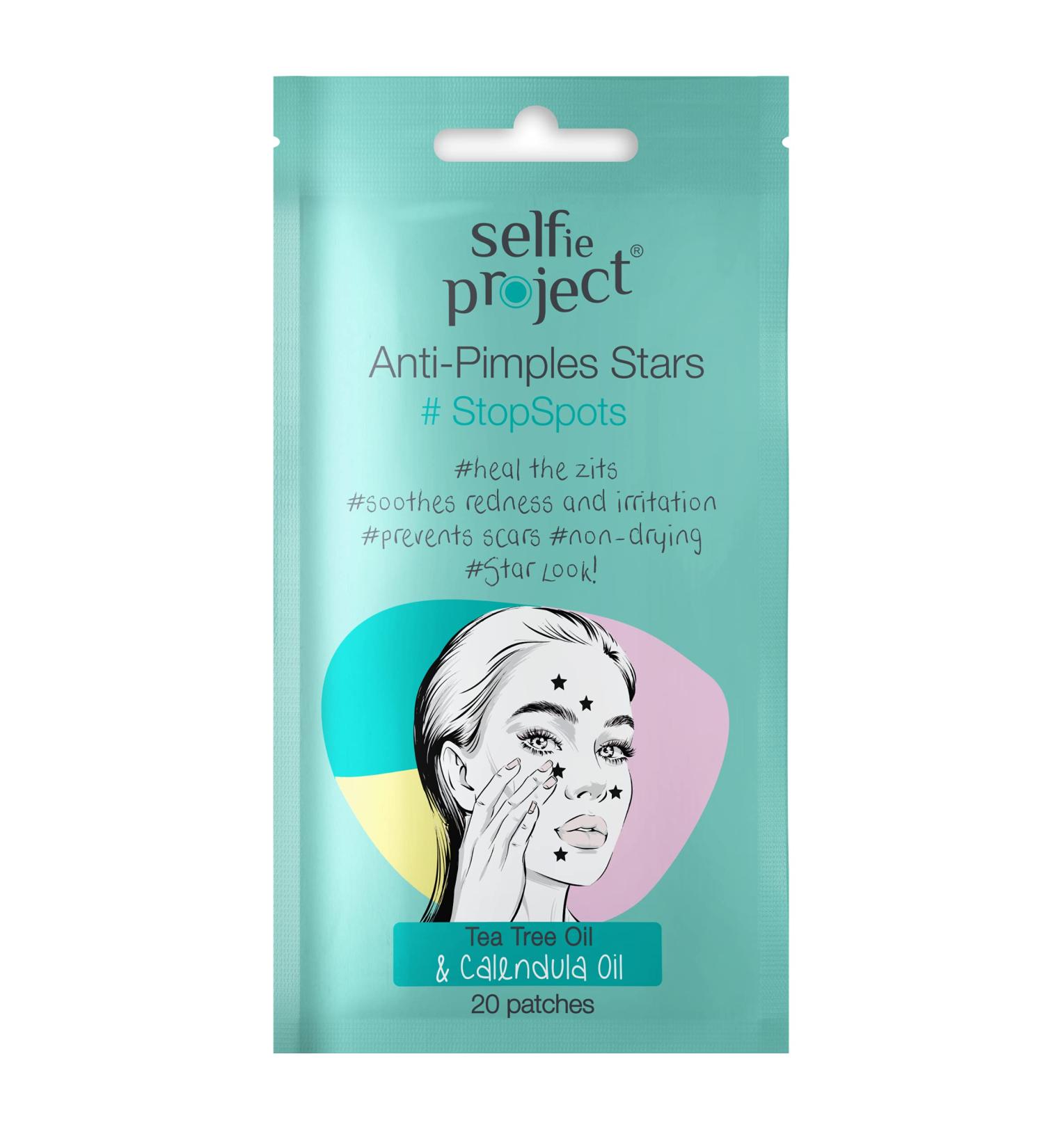 Selfie Project Anti-Pimples Stars #StopSpots 20 pcs