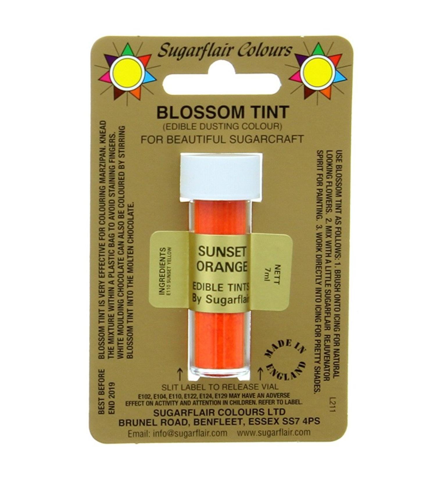 Sugarflair Blossom Tint Edible Dusting Colour - Sunset Orange