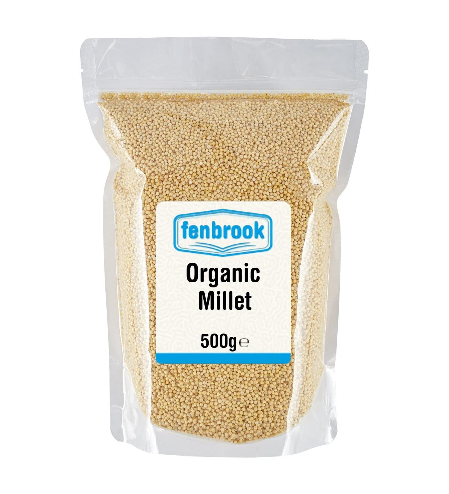 Organic Millet Grain 500g | Certified Organic by Fenbrook Organic - Buy Online on SooperMarket.com
