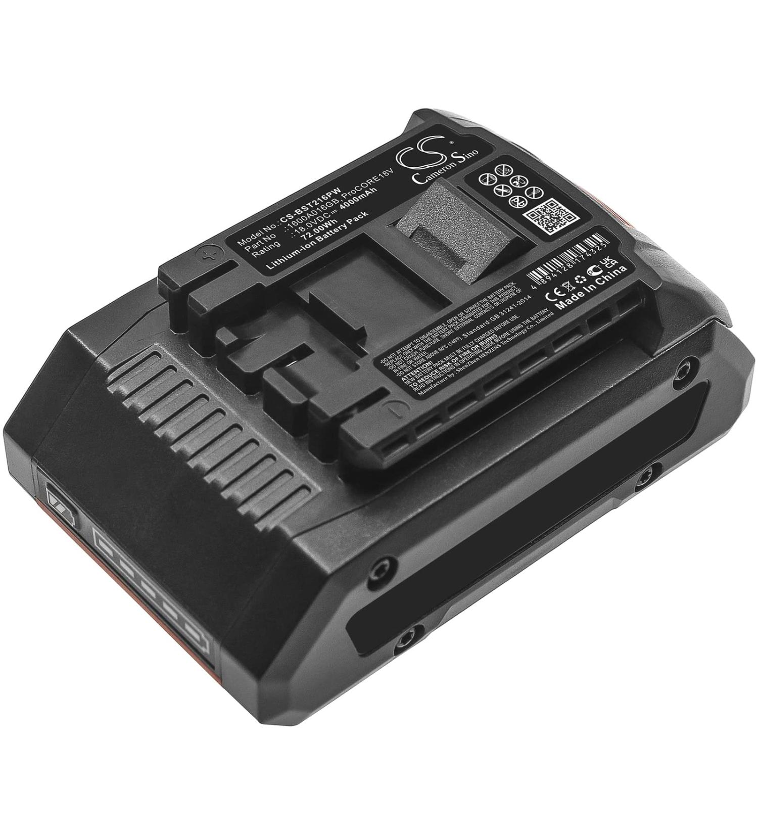 PRUVA 4000mAh Battery Compatible with Bosch GDS 18V-1050 H GKM 18V-Li & More | High Performance Cordless Tool Battery - Buy Online on SooperMarket.com