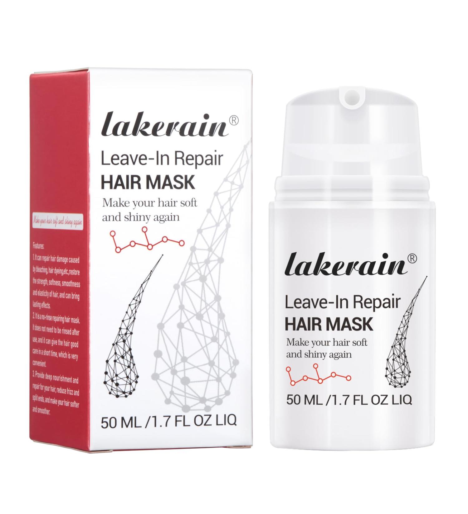 NICEFACE Leave-In Repair Hair Mask 50ml | Restore Dry & Damaged Hair | Reverses Bleach & Heat | Suitable for All Hair Types | International Shipping Available - Buy Online on SooperMarket.com