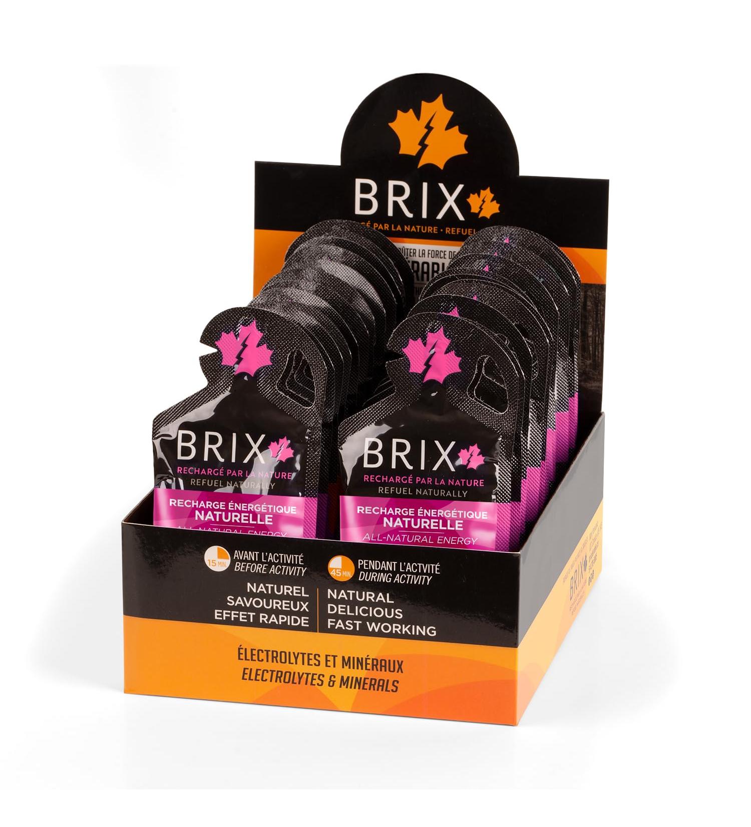 Brix Maple Syrup Natural Energy Gel (Sel Himalaya)