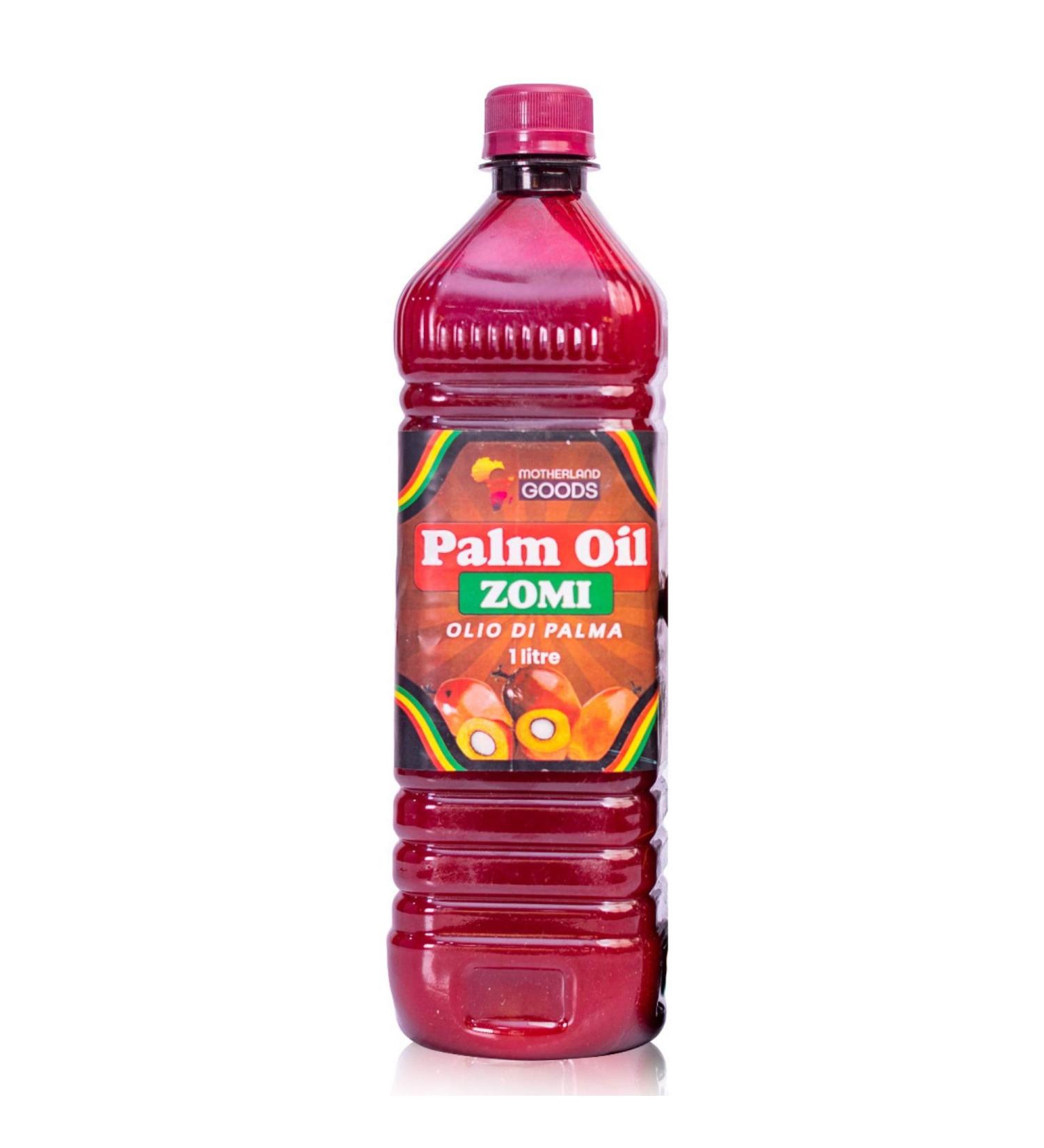 MOTHERLAND GOODS Zomi Palm Oil  1 Liter of Premium Vegetable Oil  Ultimate Organic Oil for Cooking  32 oz of Sustainable Palm Oil Packed with Healthy Fatty Acids, Vitamins, and Rich Taste | No Trans Fat