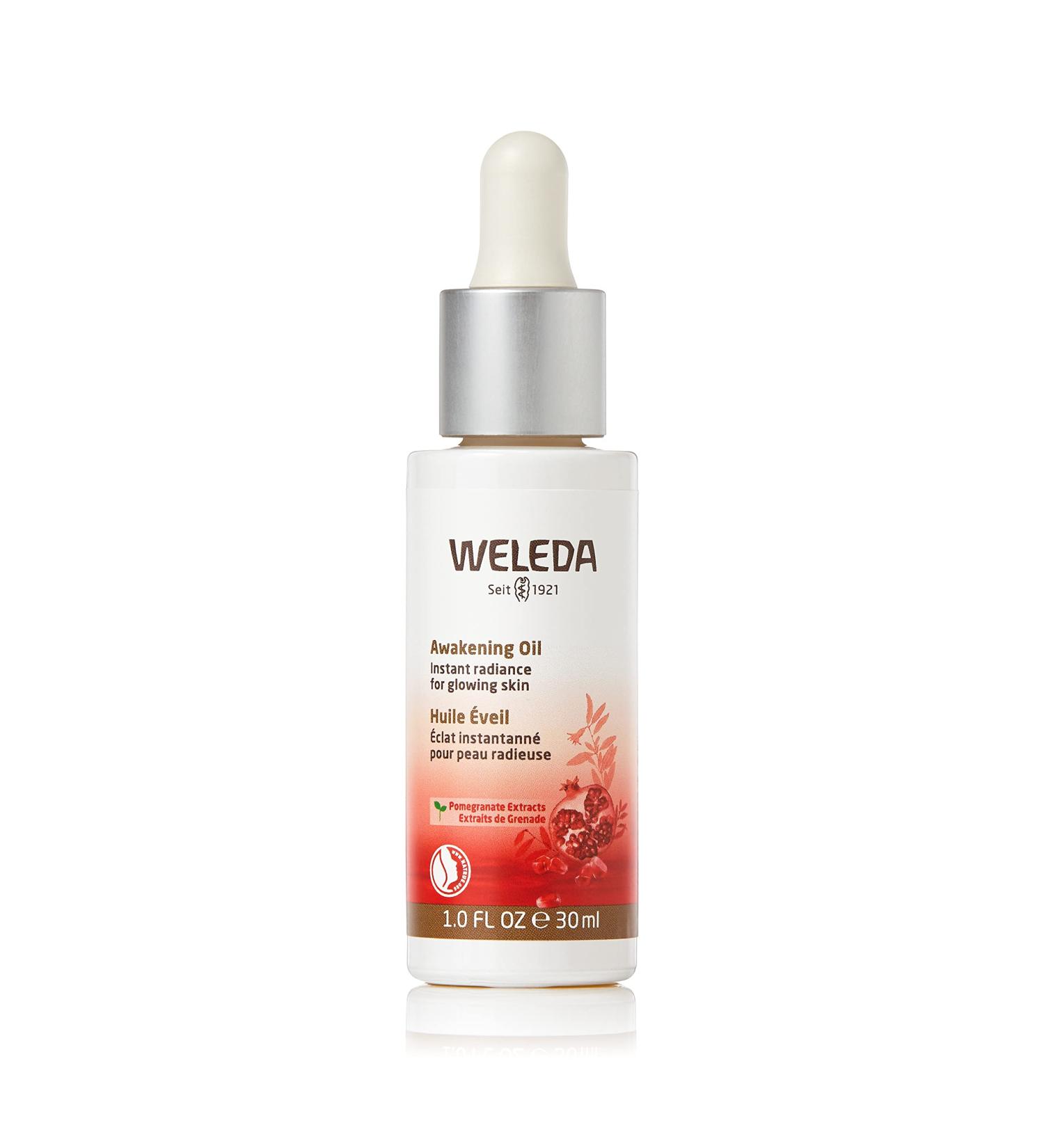 Weleda Awakening Face Oil â€“ Moisturizing Plant Oil with Pomegranate & Aloe Vera (1 oz) - Buy Online on SooperMarket.com