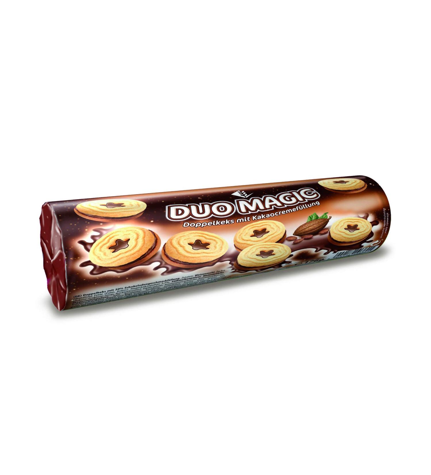 DuoMagic Double Biscuit with Cocoa Cream Filling - 176g | Buy Internationally - Buy Online on SooperMarket.com