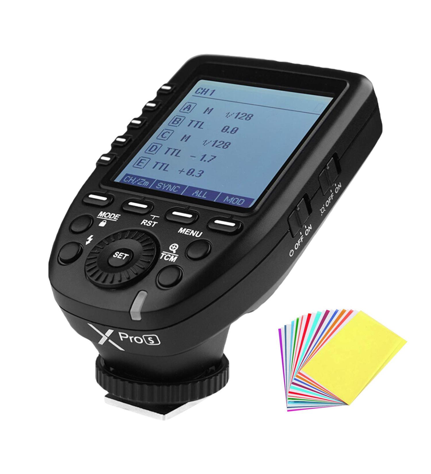 Godox XPro-S TTL 2.4G Wireless Flash Trigger for Sony Cameras - High-Speed Sync, 1/8000s, 11 Functions, 16 Groups, 32 Channels - Buy Online on SooperMarket.com