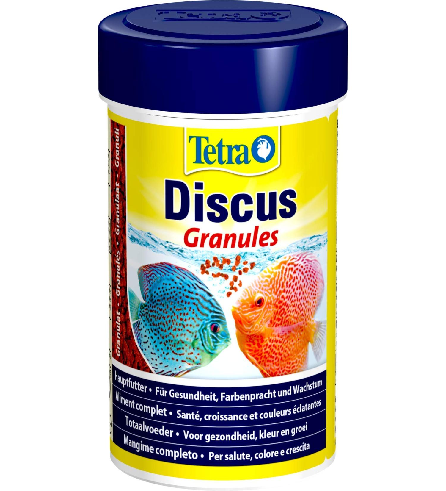 Tetra Discus Granules - Premium Fish Feed for Discus Fish | 100ml Can | Promotes Health Color & Growth (30g) - Buy Online on SooperMarket.com