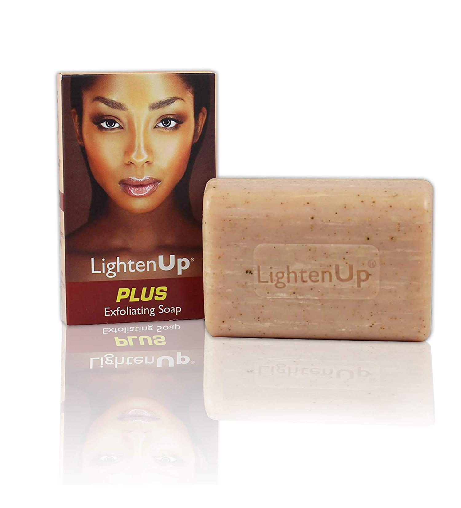 OMIC LightenUp Exfoliating Soap 200g/7fl oz - Skin Brightening Cleansing Bar with Apricot, Glycerin & Coconut Oil - Buy Online on SooperMarket.com