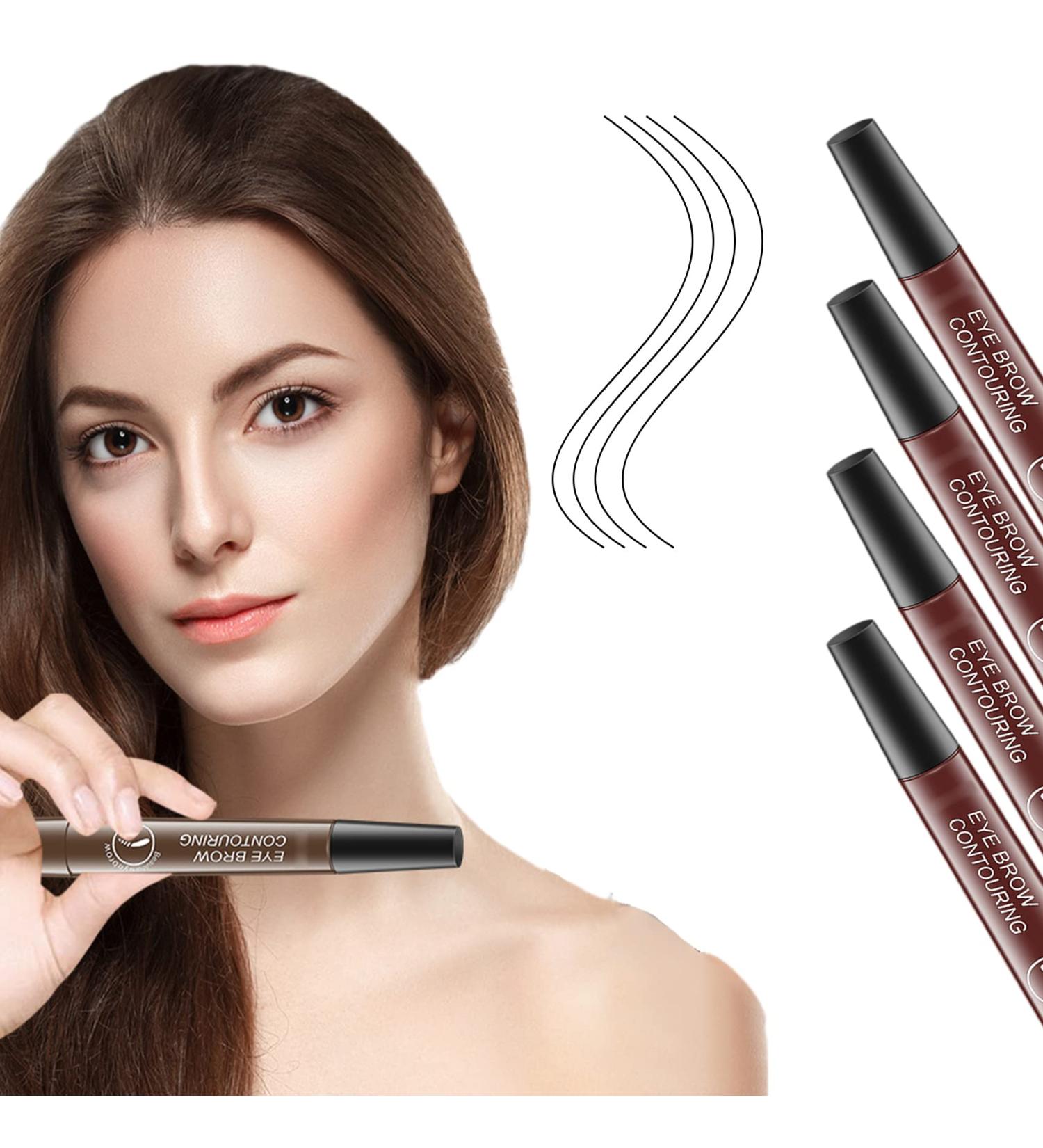 Roterale Eyebrow Pen - Roterale Eyebrow Pencil Waterproof Roterale 4-Tip Microblade Brow Pen 4Pack Roterale Eyebrow Pen Waterproof (Red Brown-4pcs) - Buy Online on SooperMarket.com