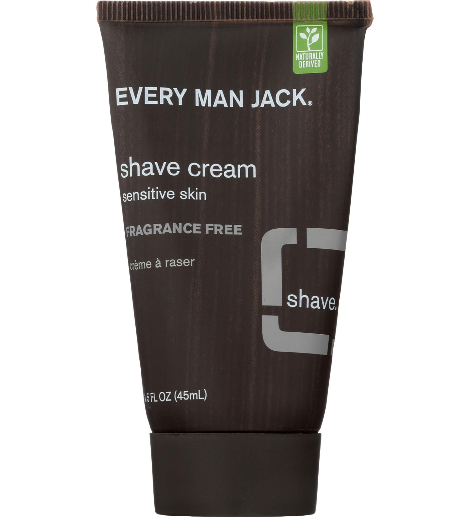 Buy Every Man Jack Unscented Cream Shave 1.5 Fl Oz - International Shipping Available - Buy Online on SooperMarket.com
