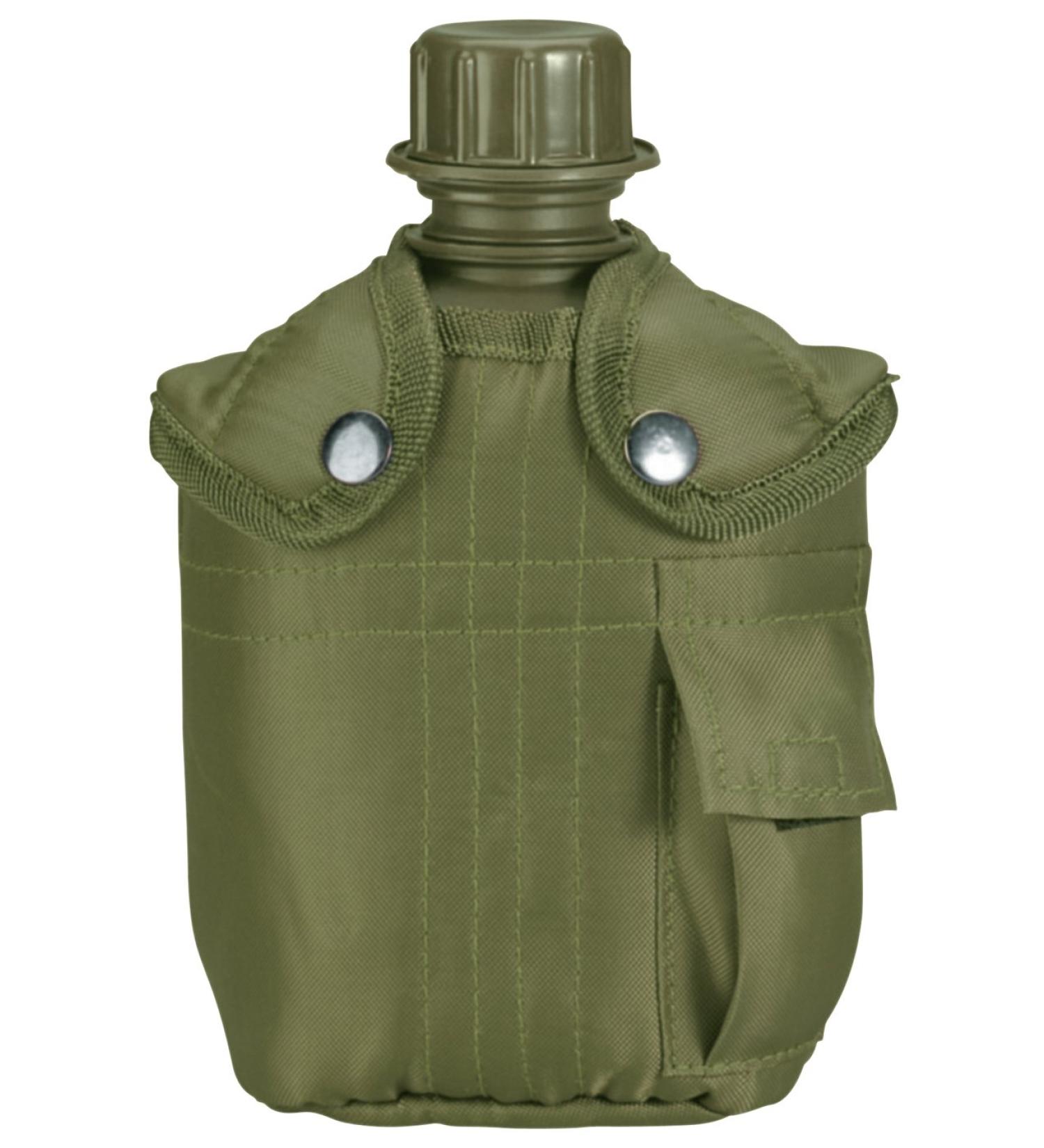 Rothco Canteen with Cover, Olive Drab, Plastic