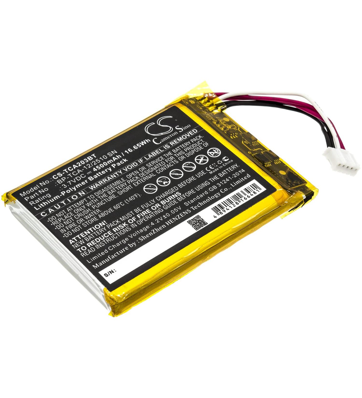 Battery Replacement for Xfinity Home Security Screen | GSP055771 - Reliable International Shipping - Buy Online on SooperMarket.com