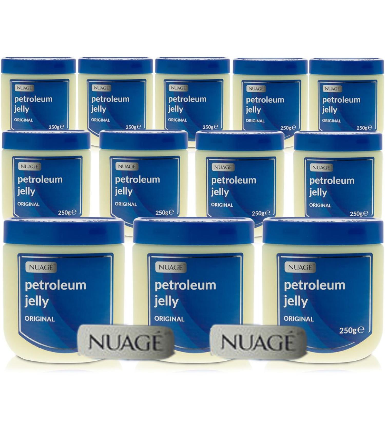 TWELVE PACKS of Nuage Petroleum Jelly Original 250g fragrance free 250 g (Pack of 12)