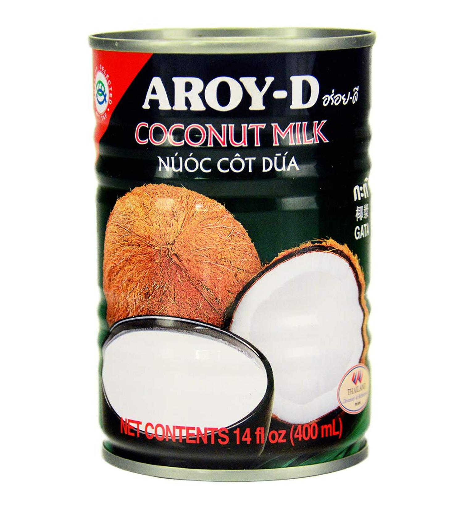 Aroy-D Coconut Milk, 14 Fl Oz (Pack of 12)