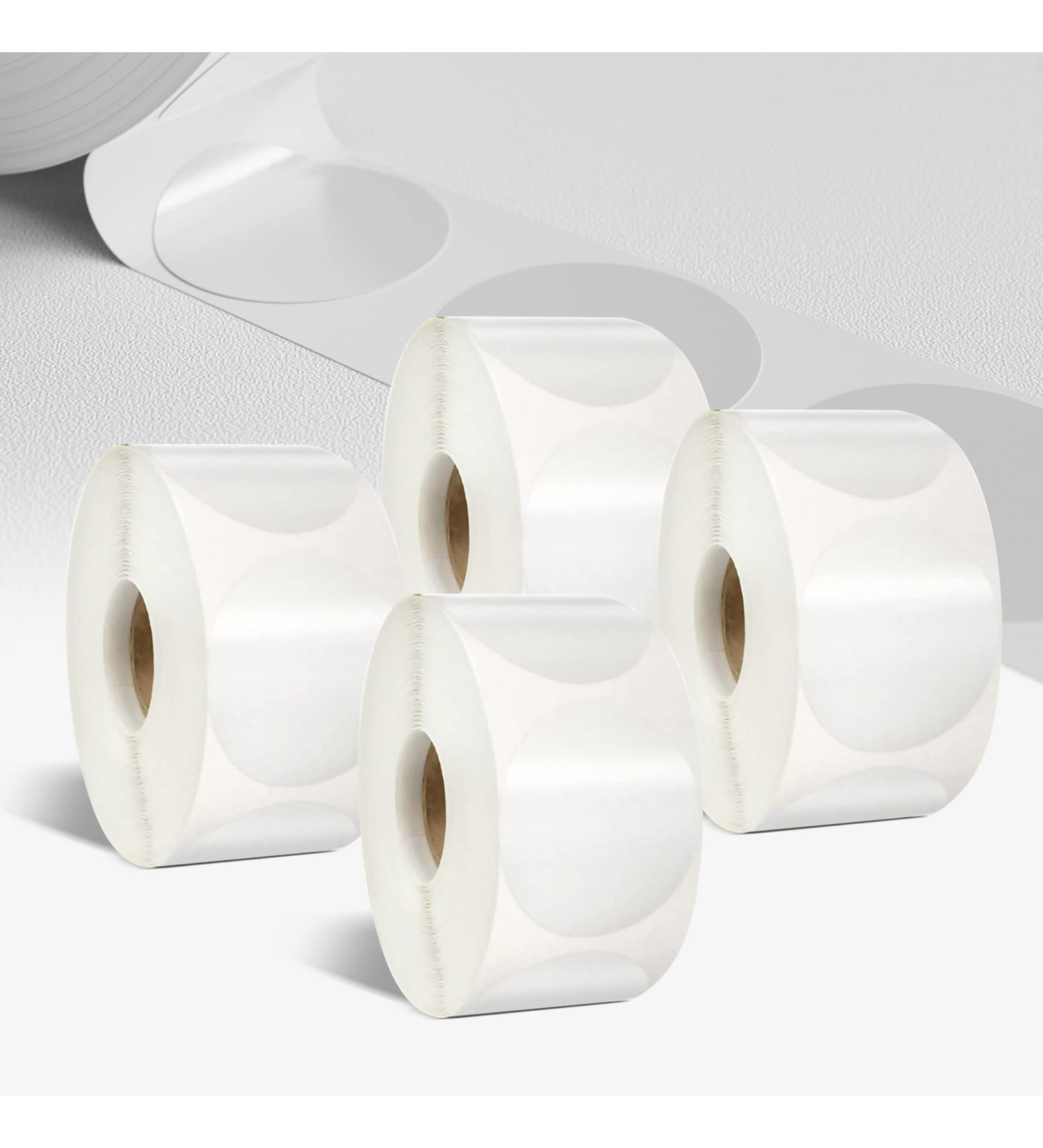 colortouch Clear Round Sticker - 4000 Pieces Self Adhesive Transparent Seal Labels - 30mm Diameter Circle Closure Stickers for Packaging Gift Present Envelopes Package and Box - Buy Online on SooperMarket.com