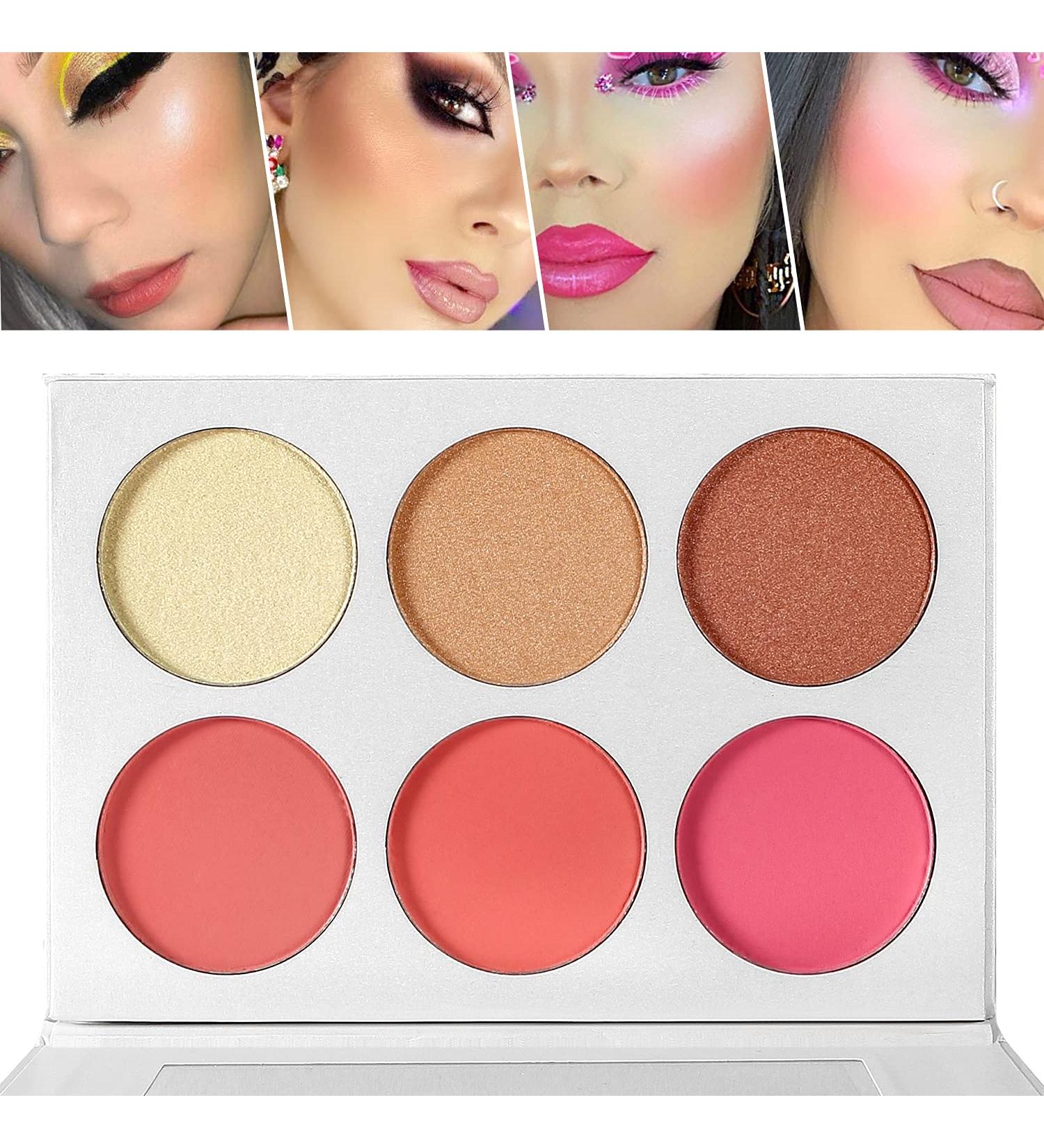 Multifunctional Makeup Palette: Blusher, Highlighter, Contour, and Bronzer - High Pigmented, Longlasting Formula - Buy Online on SooperMarket.com