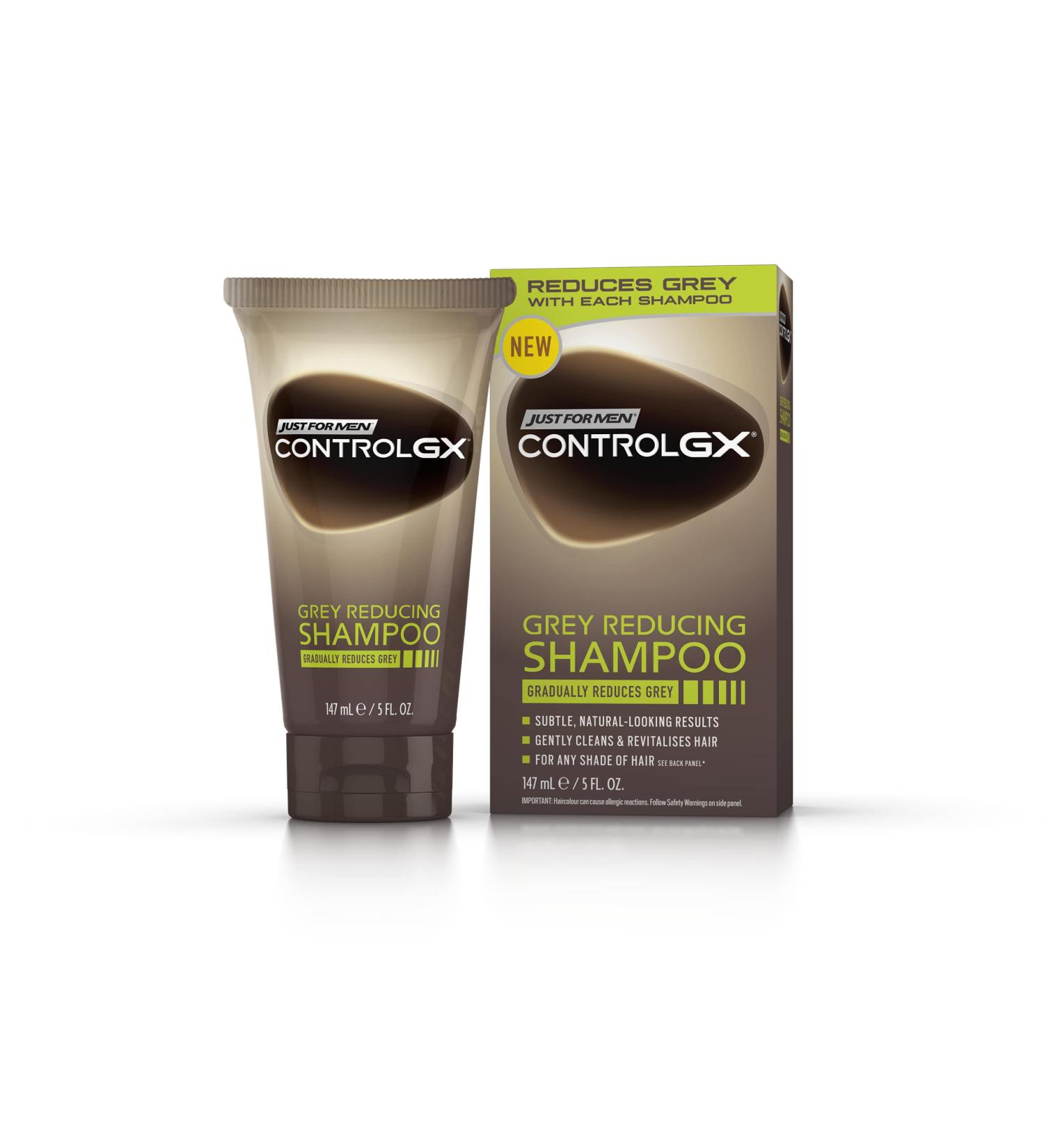 Just For Men Control GX 5 oz Shampoo for Grey Hair Reduction - 147 ml, Boxed - Buy Online on SooperMarket.com