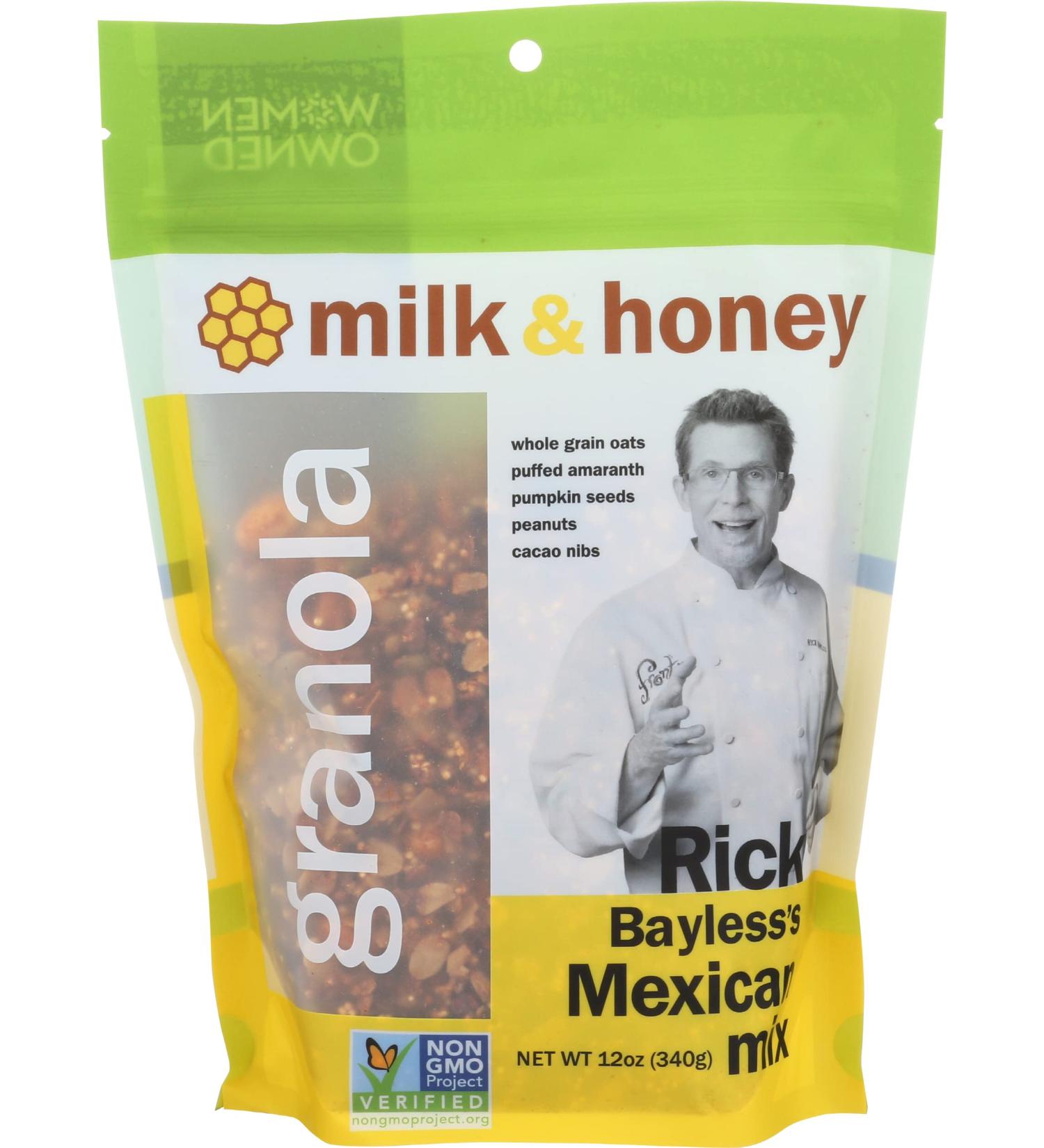 Milk & Honey Granola by Rick Bayless - Premium Mexican Granola Mix, 12 OZ - Buy Online on SooperMarket.com
