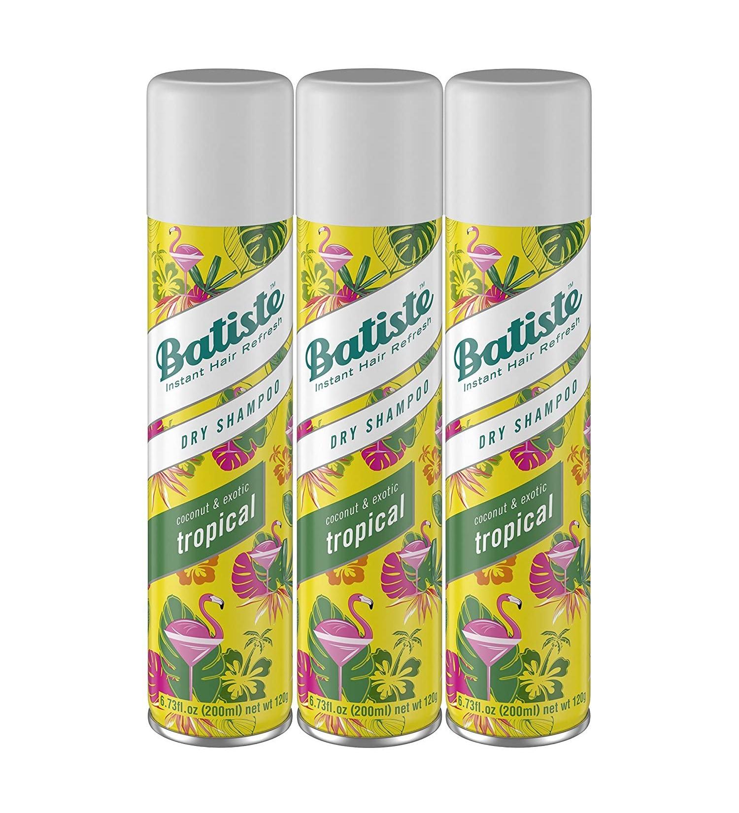 Batiste Dry Shampoo Tropical - Refresh Hair Absorb Oil & Add Texture | Waterless 6.73 OZ - Buy Online on SooperMarket.com