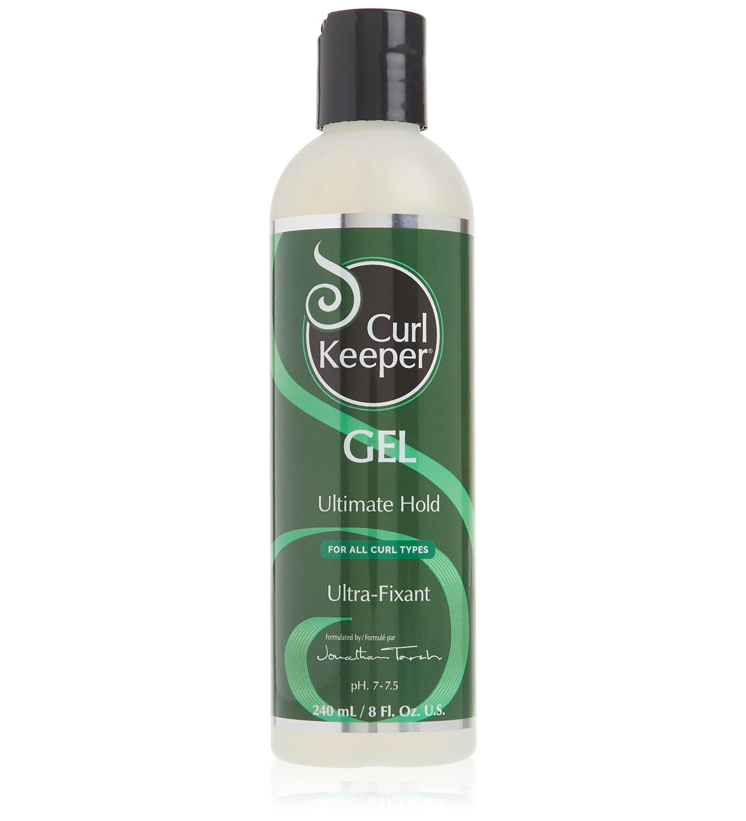 Curl Keeper Gel - Ultimate Hold and Frizz Control (8 oz) - Pack of 1 - Buy Online on SooperMarket.com