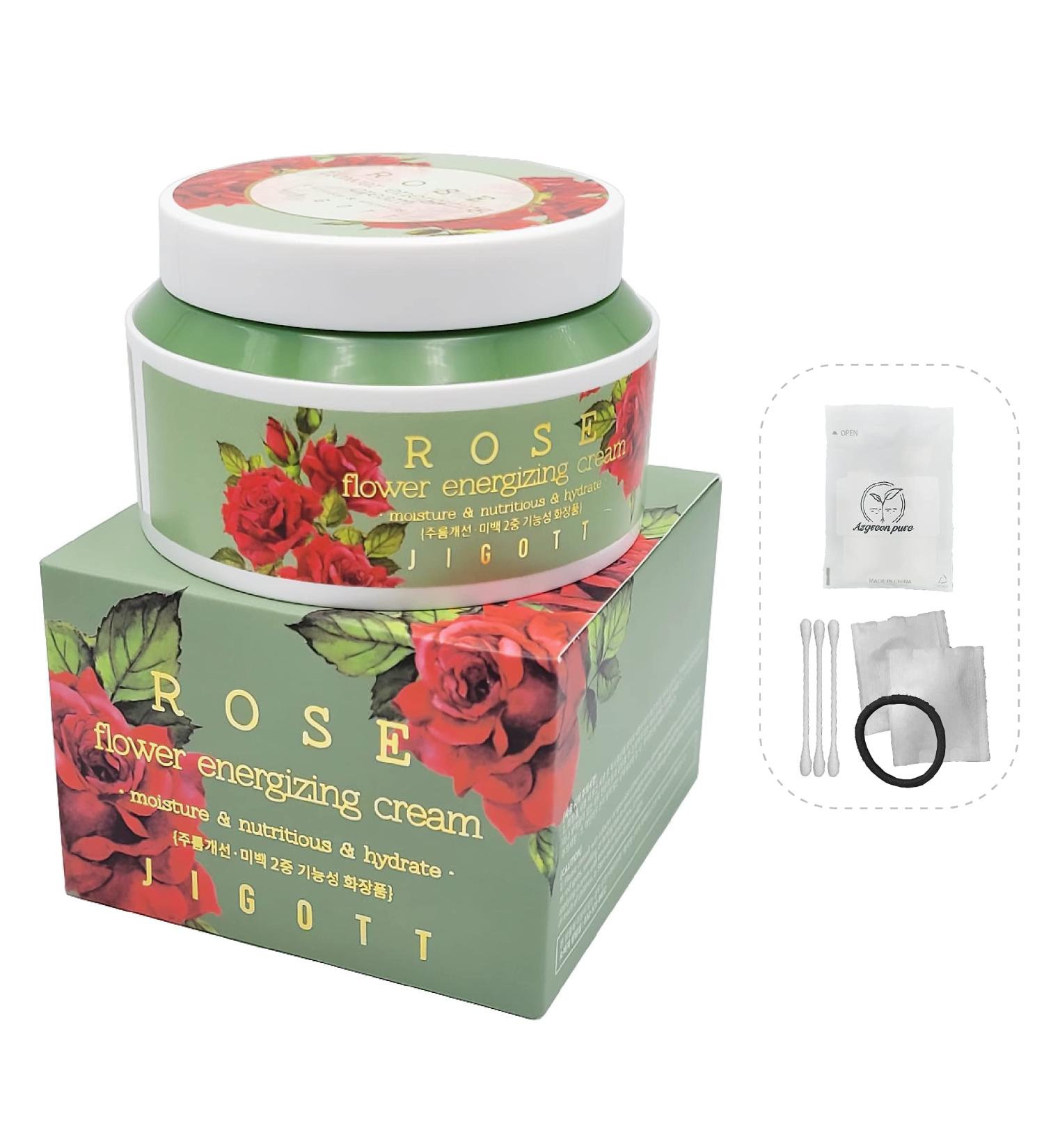 Buy JIGOTT ROSE Flower Energizing Cream 100ml - Nourishing Moisturizer for Glowing Skin | International Shipping Available - Buy Online on SooperMarket.com