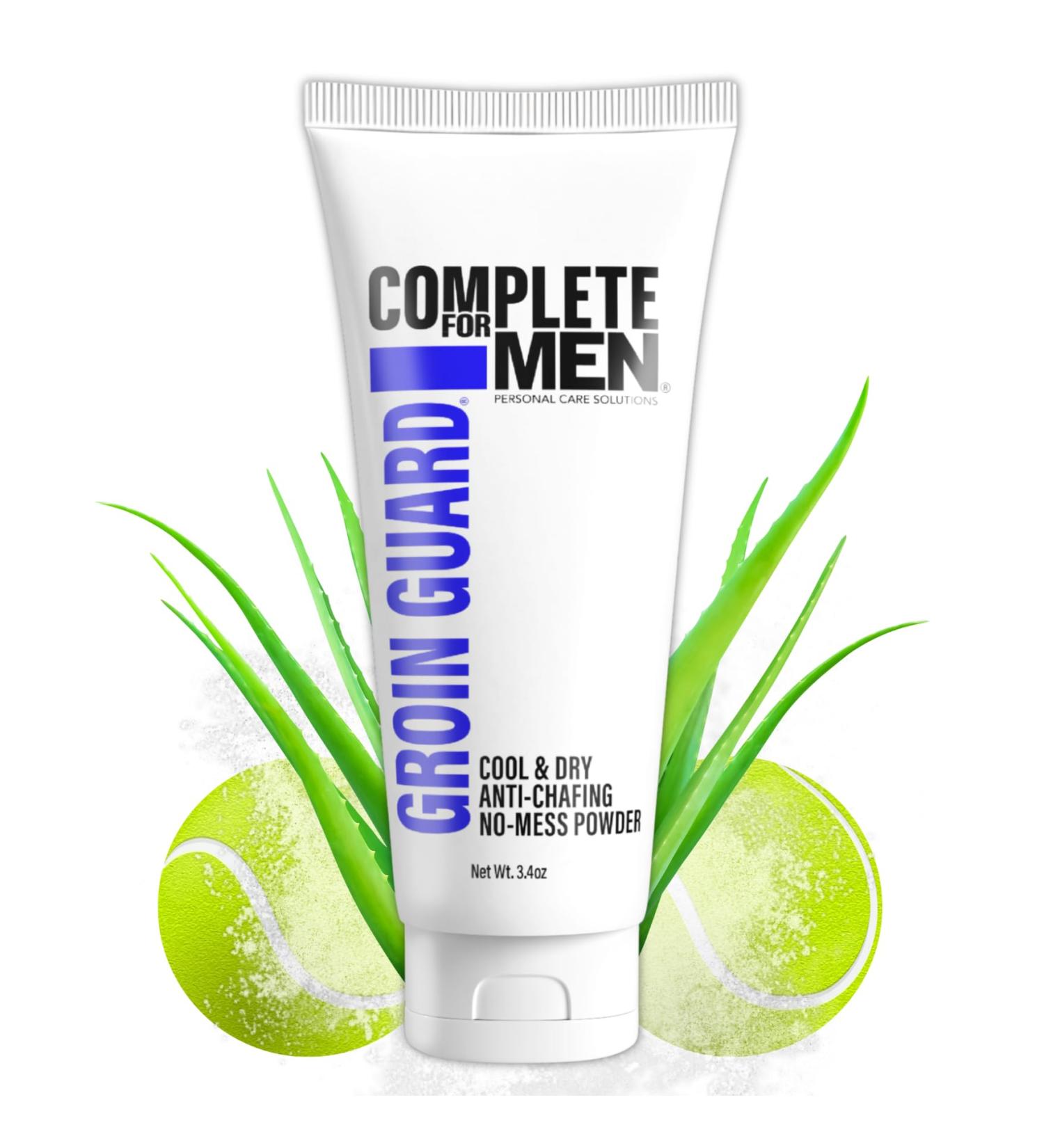 Groin Guard Anti Chafing Cream for Men | Talc-Free Aluminum-Free Natural Odor Control & Friction Defense - Non-Greasy & Cool Dry Comfort - Buy Online on SooperMarket.com
