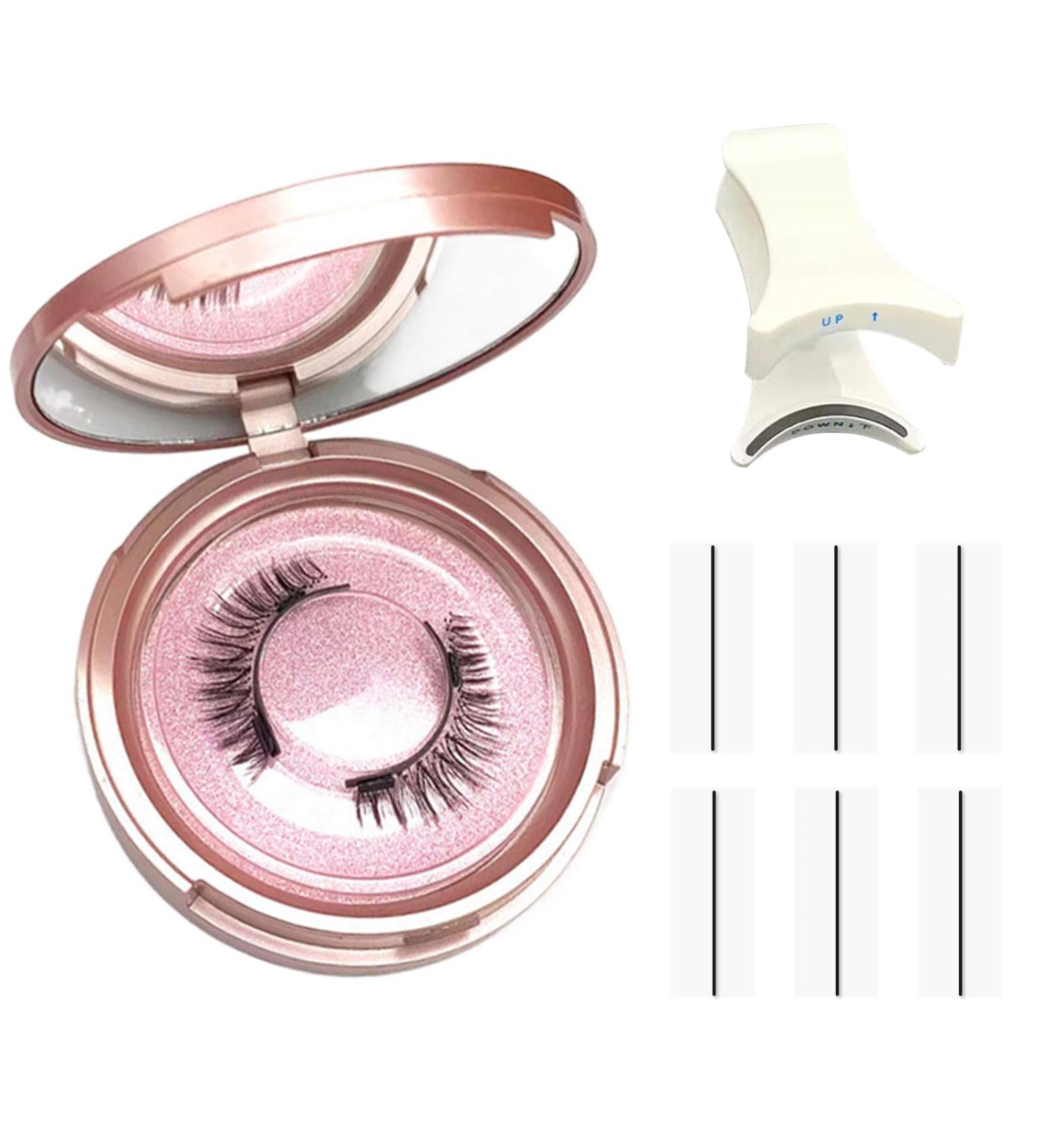 Landrain Magnetic Eyelashes Without Eyeliner Reusable Magnetic Eyelashes No Glue or Liner - Buy Online on SooperMarket.com