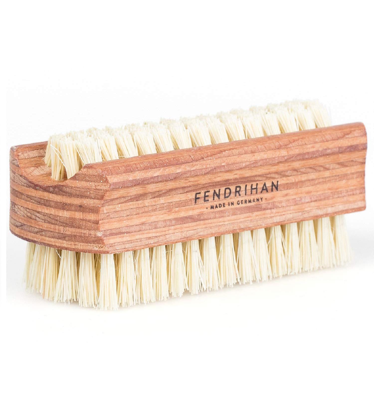 Fendrihan Dual Sided Wood Nail Brush with Sisal Bristles 3.7 - Made in Germany - Buy Online on SooperMarket.com