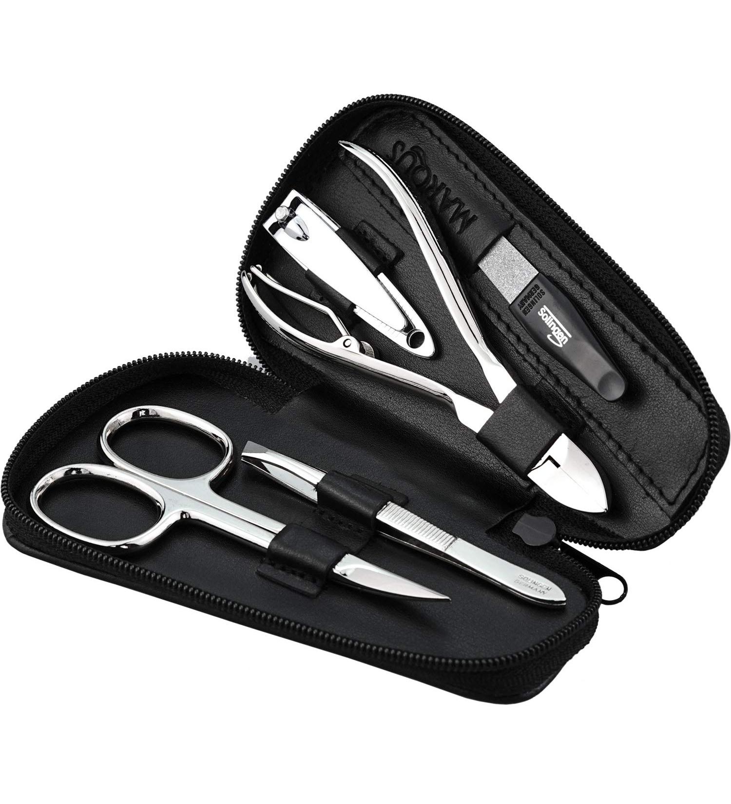 Marqus Nail Set for Men & Women - 5-Piece Manicure Kit from Solingen - Travel-Friendly Nail Care Essentials - Buy Online on SooperMarket.com