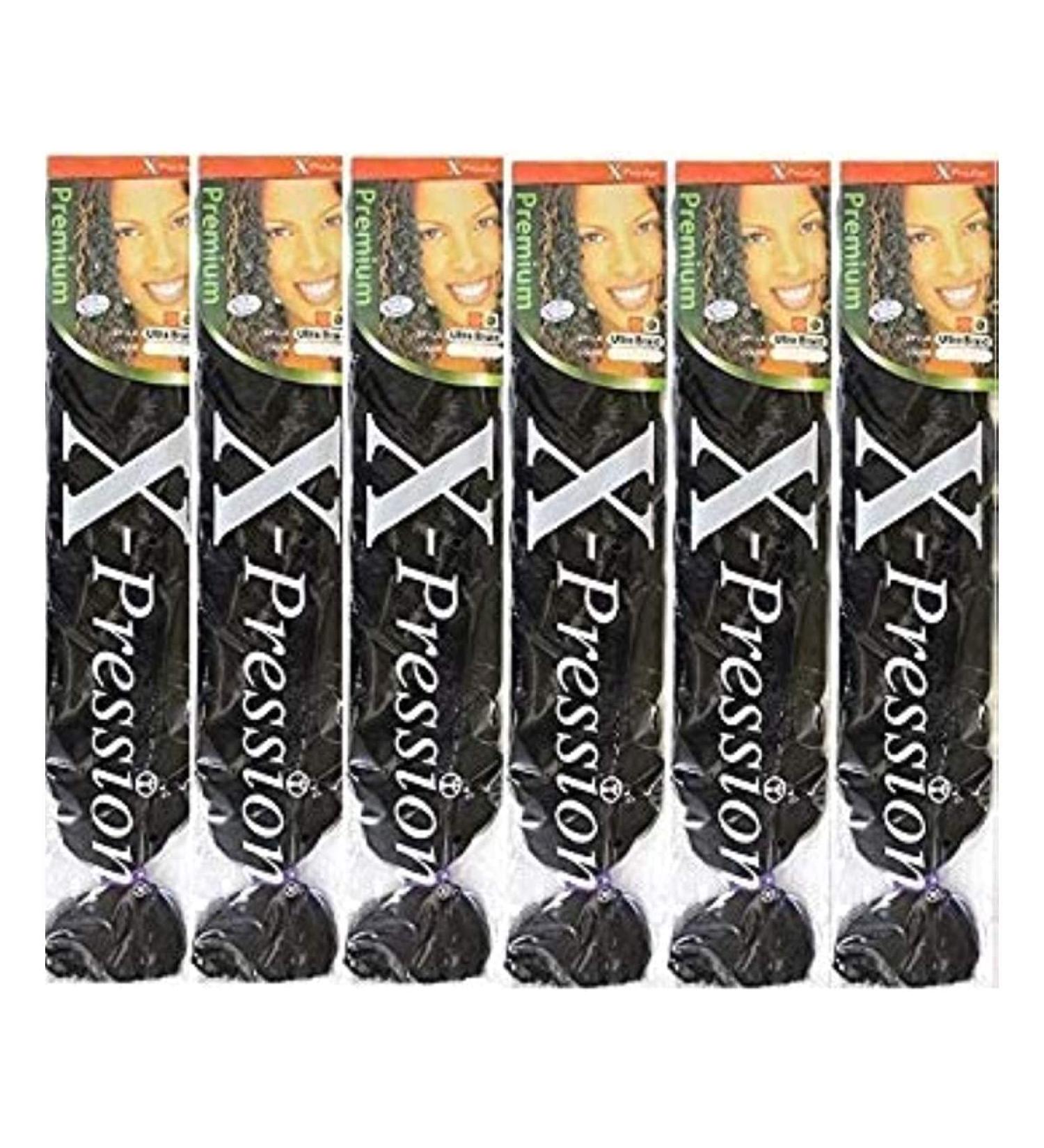 X-pression Premium Original Sensationnel Pack of 6#27 27 Pack of 6 - Buy Online on SooperMarket.com
