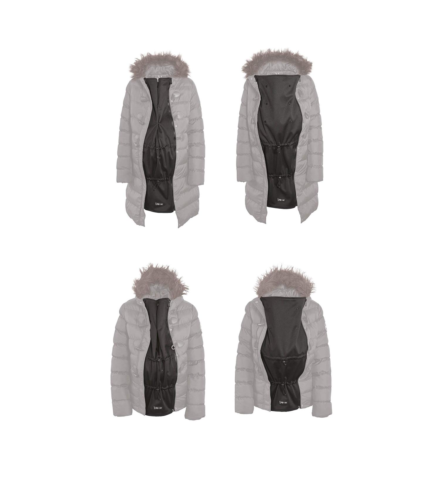 Zip Us In Maternity Jacket Extender Panel - 80cm Coat Expander for Pregnancy & Babywearing - Buy Online on SooperMarket.com