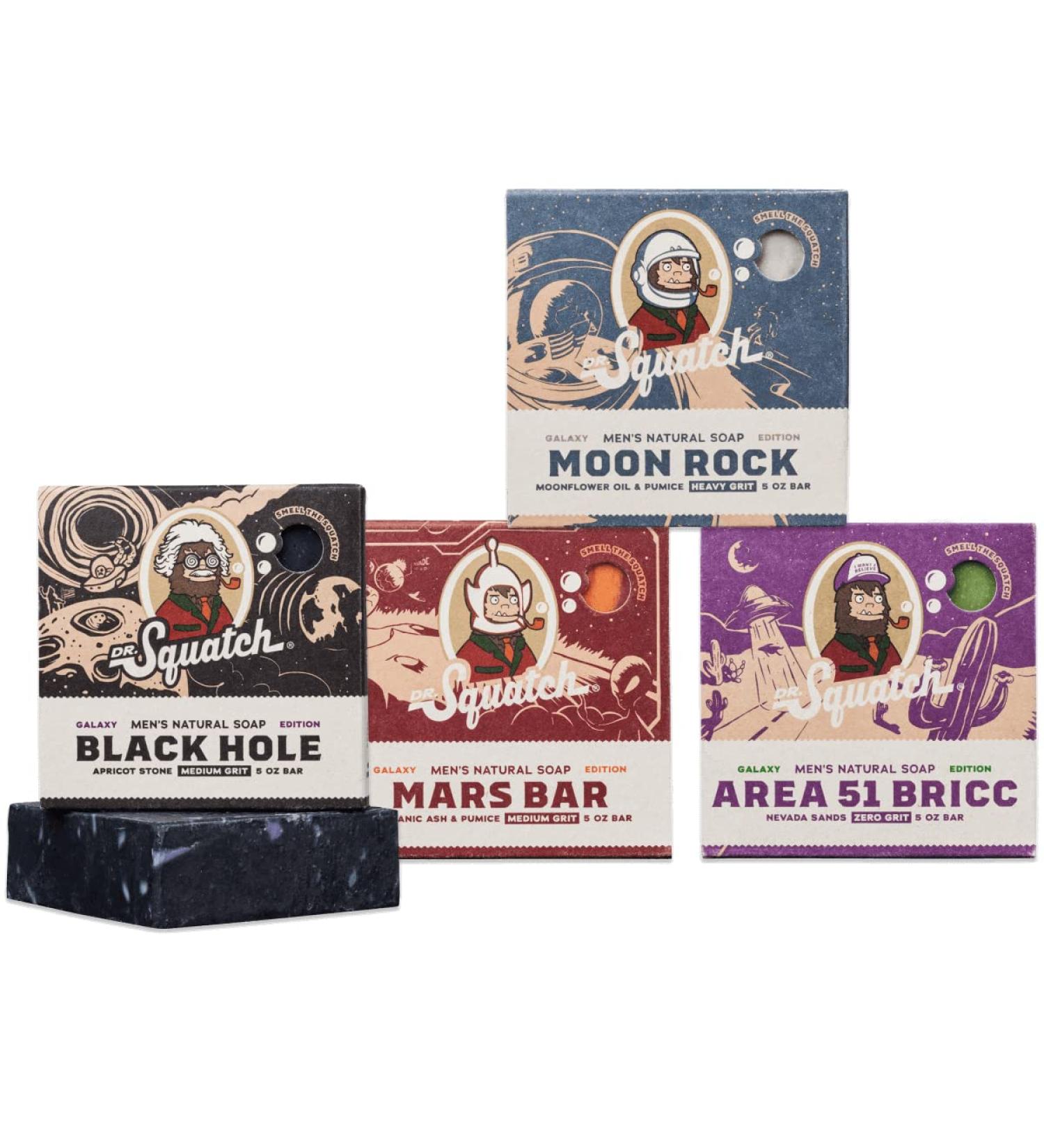Dr. Squatch Galaxy Soap Bundle - Natural and Handmade Soap Collection - Buy Online on SooperMarket.com