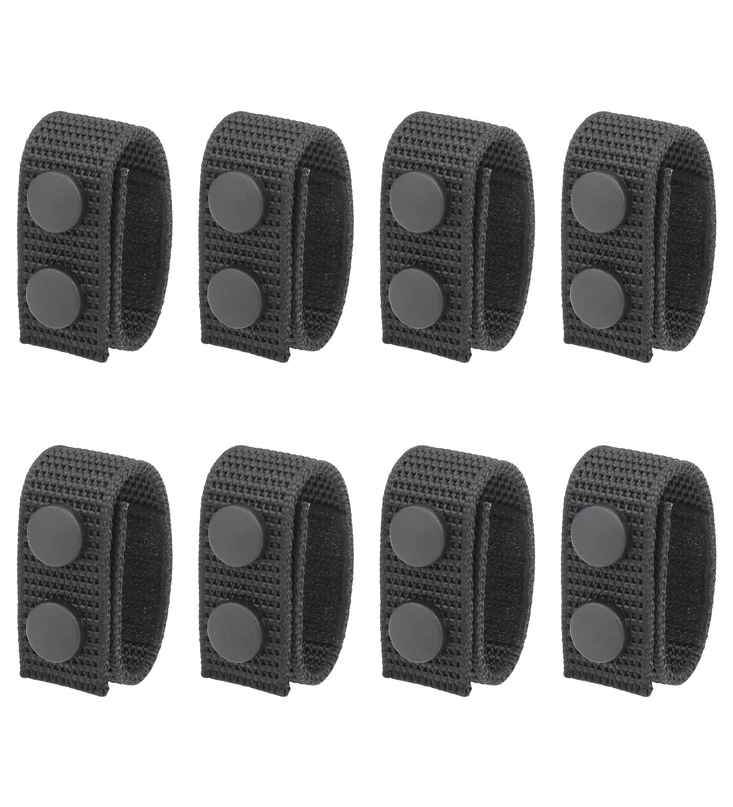 Duty Belt Nylon 2 Wide Security Tactical Belt Keepers - 8 Pack Black - Police Equipment Accessories - Buy Online on SooperMarket.com
