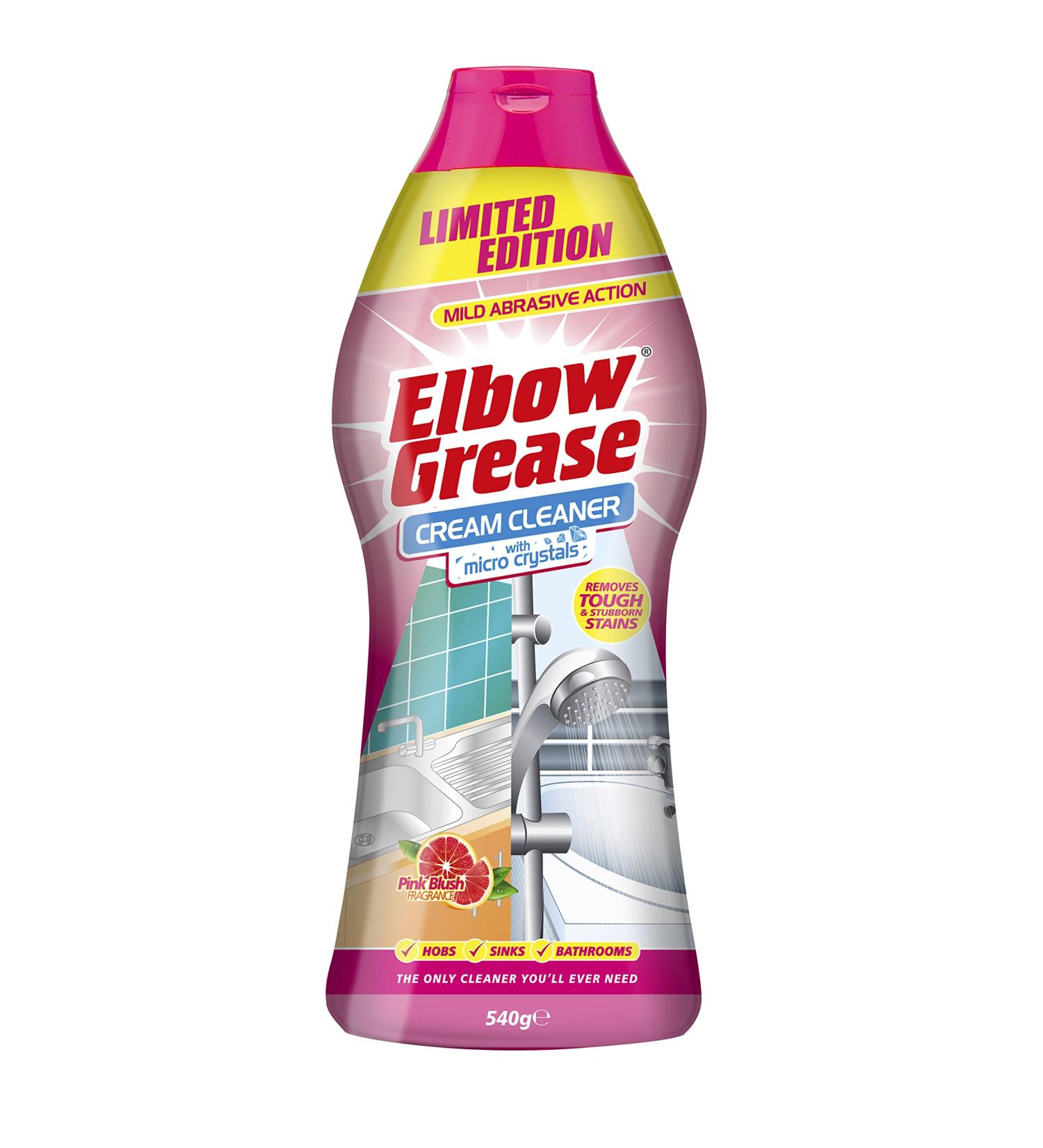 Elbow Grease Pink Blush Cream Cleaner With Micro Crystals Limited Edition
