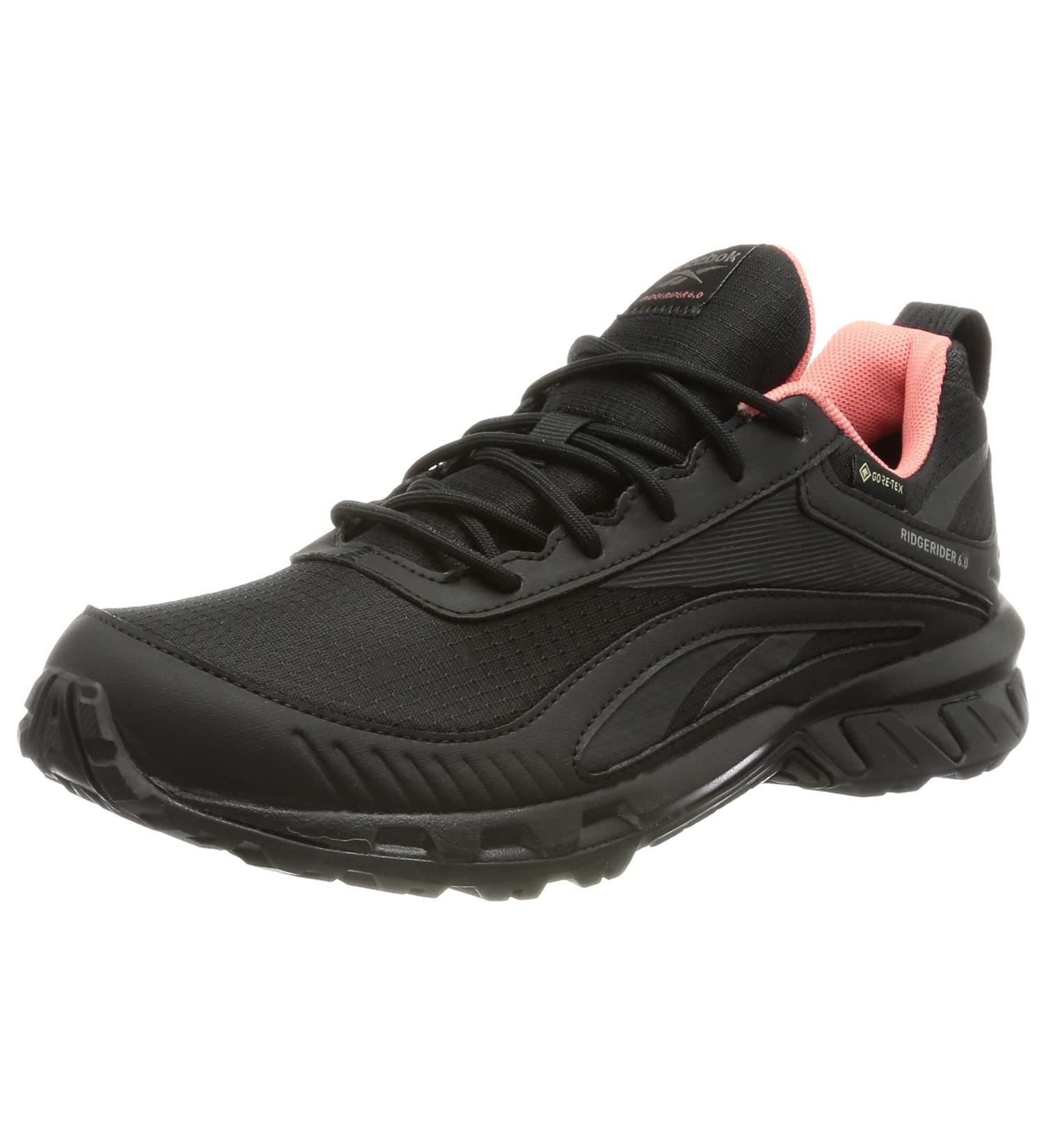 Reebok Women's Ridgerider 6 GTX Walking Shoe - Core Black / Twisted Coral - Size 40.5 EU - Lightweight & Durable for International Shipping - Buy Online on SooperMarket.com
