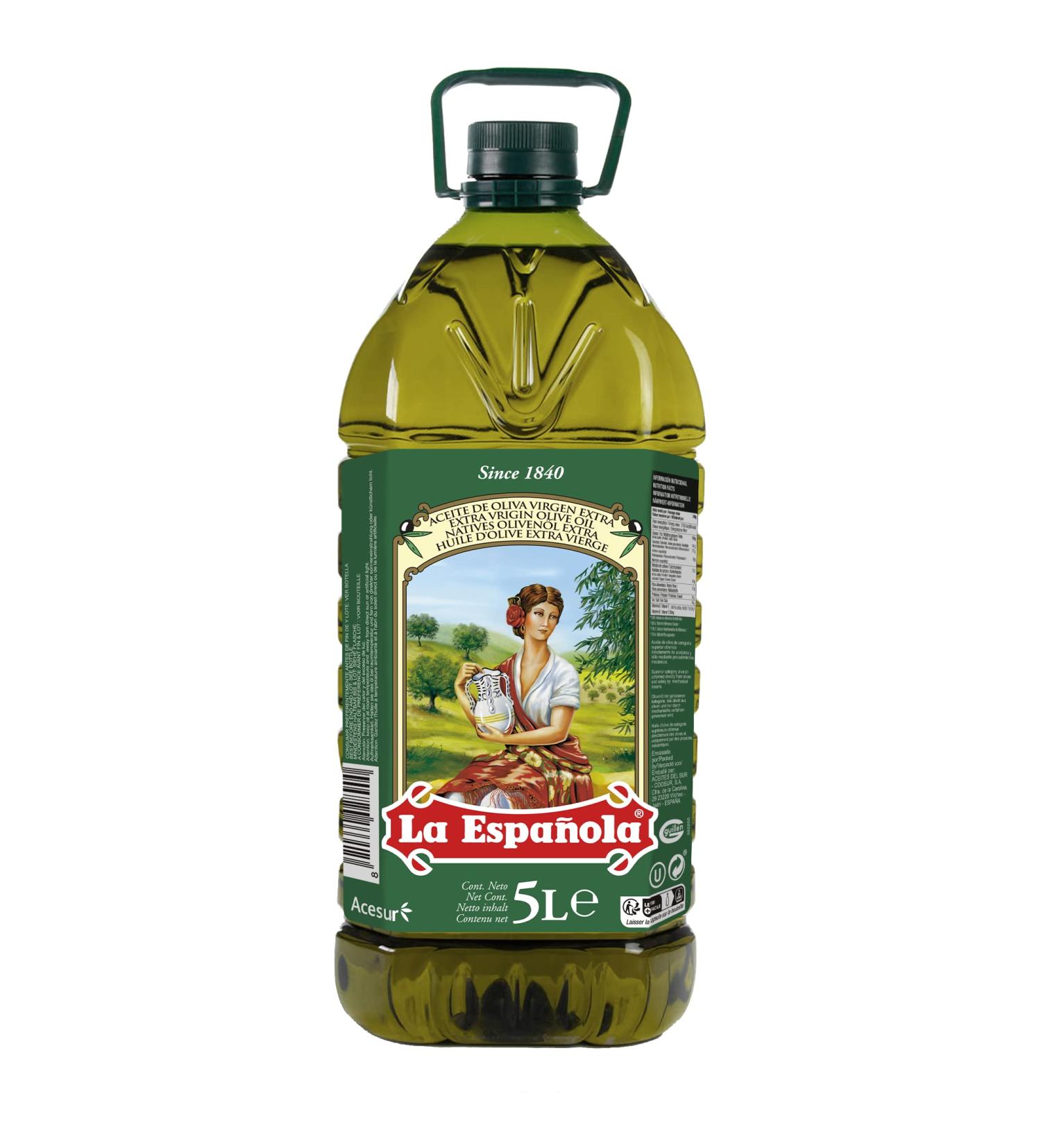LA ESPA OLA - Extra Virgin Olive Oil Made from 100% Spanish Olives. 5 l Bottle - Buy Online on SooperMarket.com