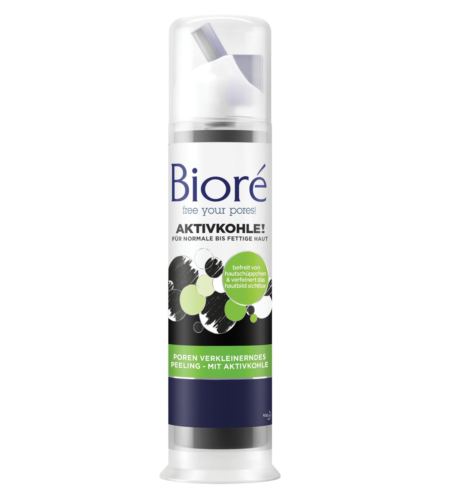 Buy Bior Pores Reduced Peeling - Activated Carbon 2-Pack (2 x 92ml) - Dermatologically Tested for Normal to Oily Skin - Buy Online on SooperMarket.com