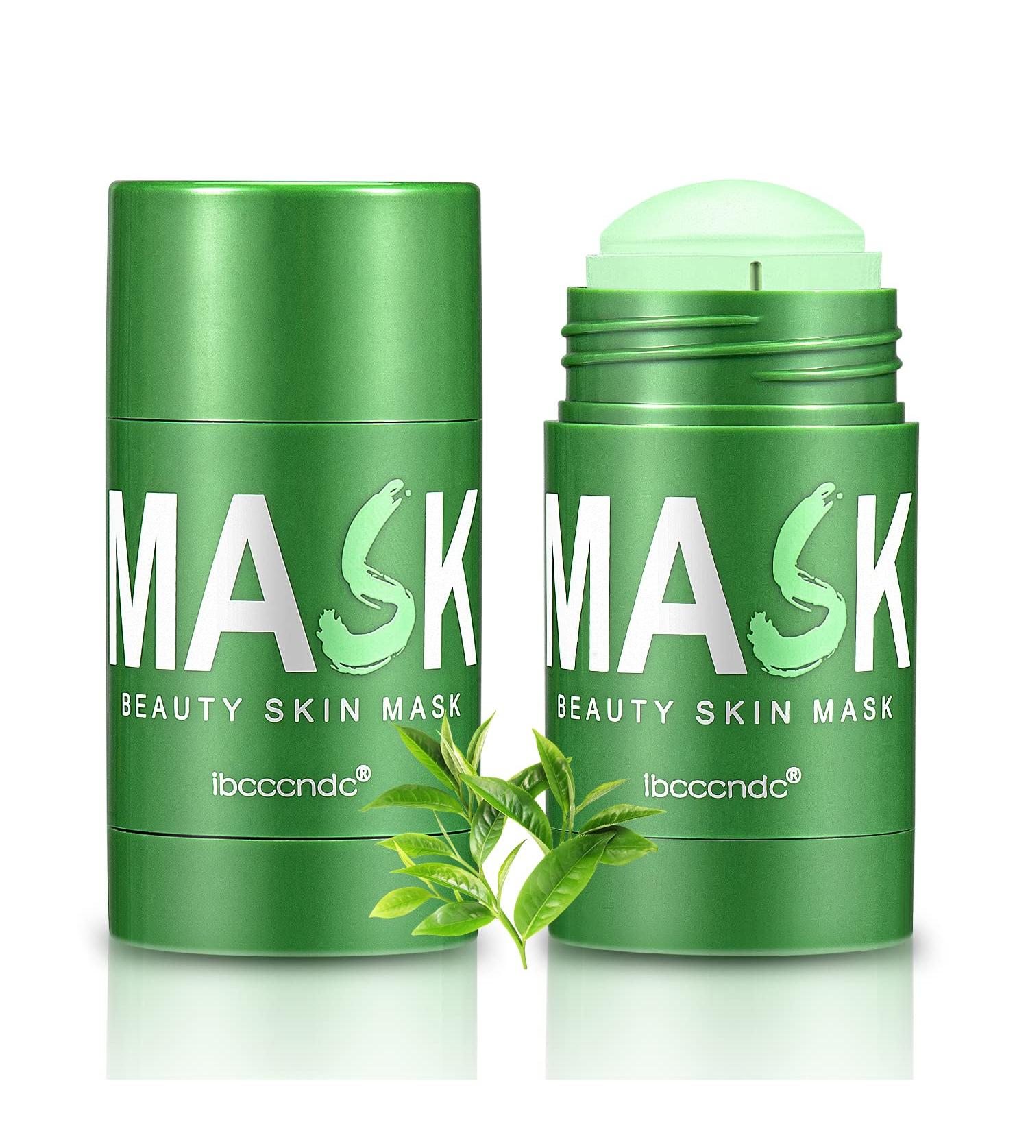 Lisara Green Tea Mask Stick (2 Pack) - Blackhead Remover with Green Tea Extract | Deep Pore Cleansing Clay Mask for Oil Control and Blackhead Reduction | Suitable for All Skin Types - Buy Online on SooperMarket.com